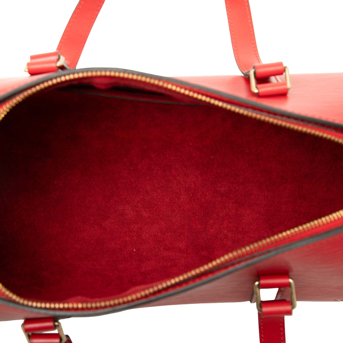 Louis Vuitton Epi Soufflot — Red