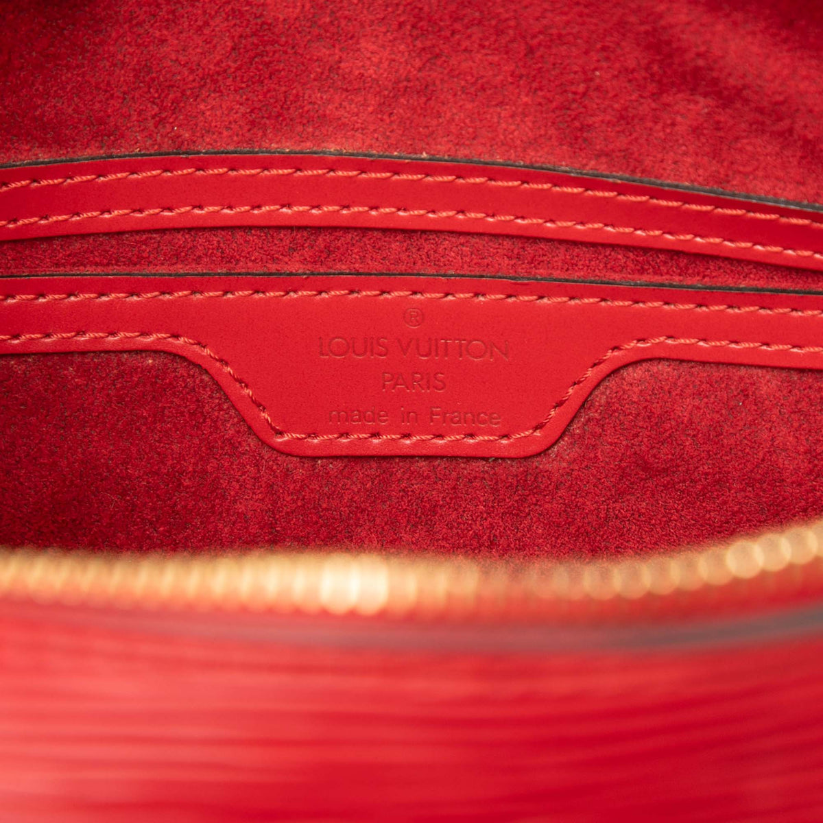 Louis Vuitton Epi Soufflot — Red