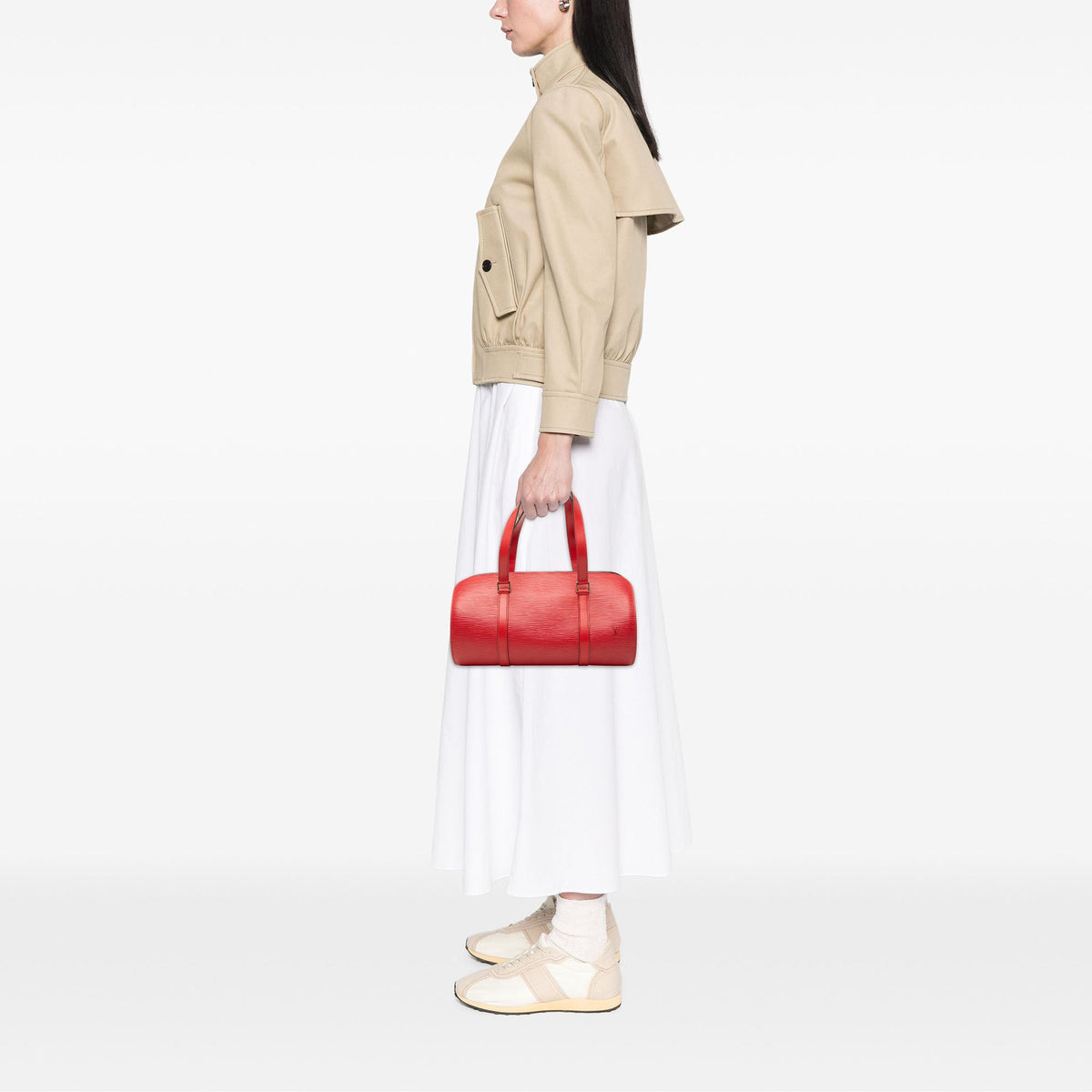 Louis Vuitton Epi Soufflot — Red