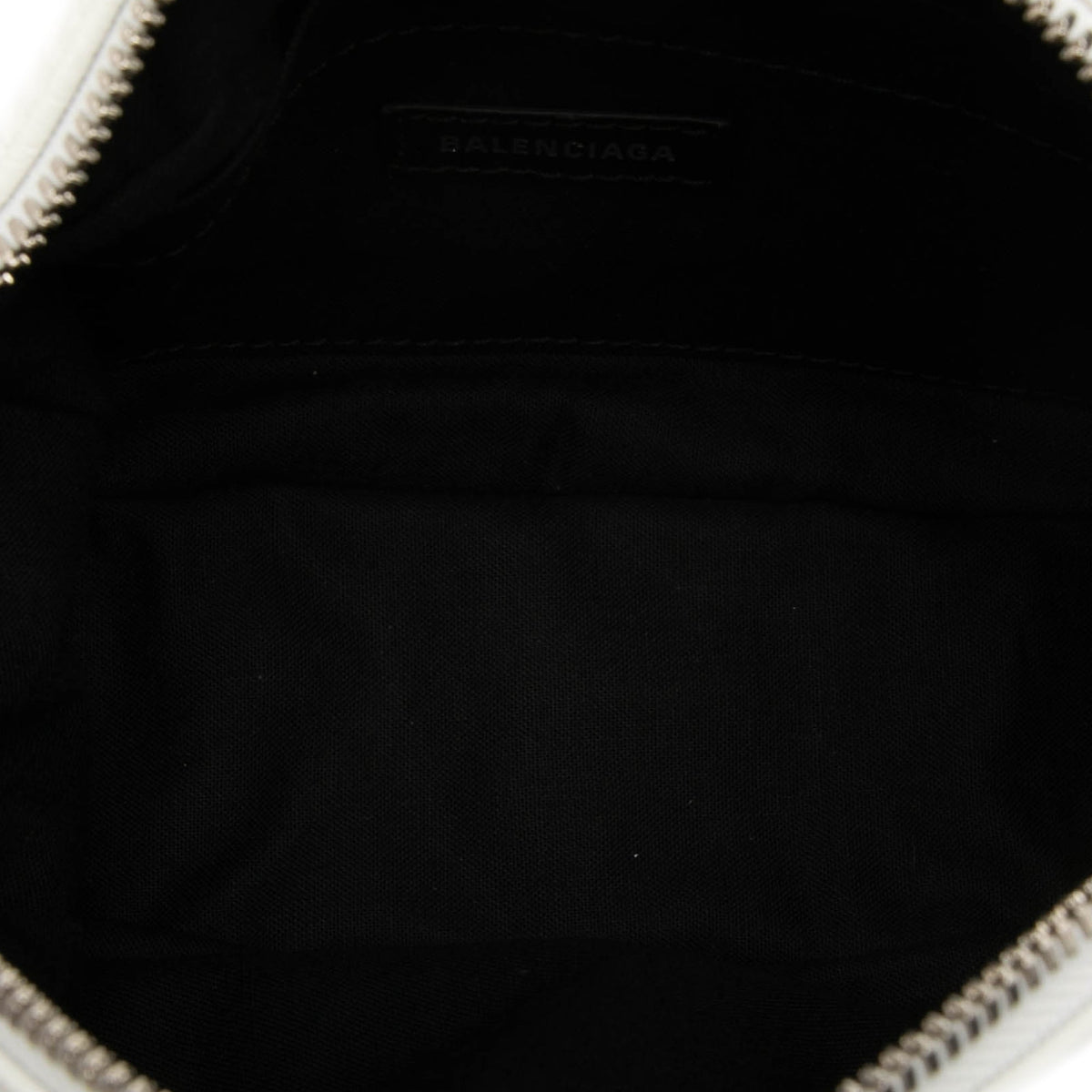 Balenciaga Calfskin Monaco Chain Camera Bag XS — White