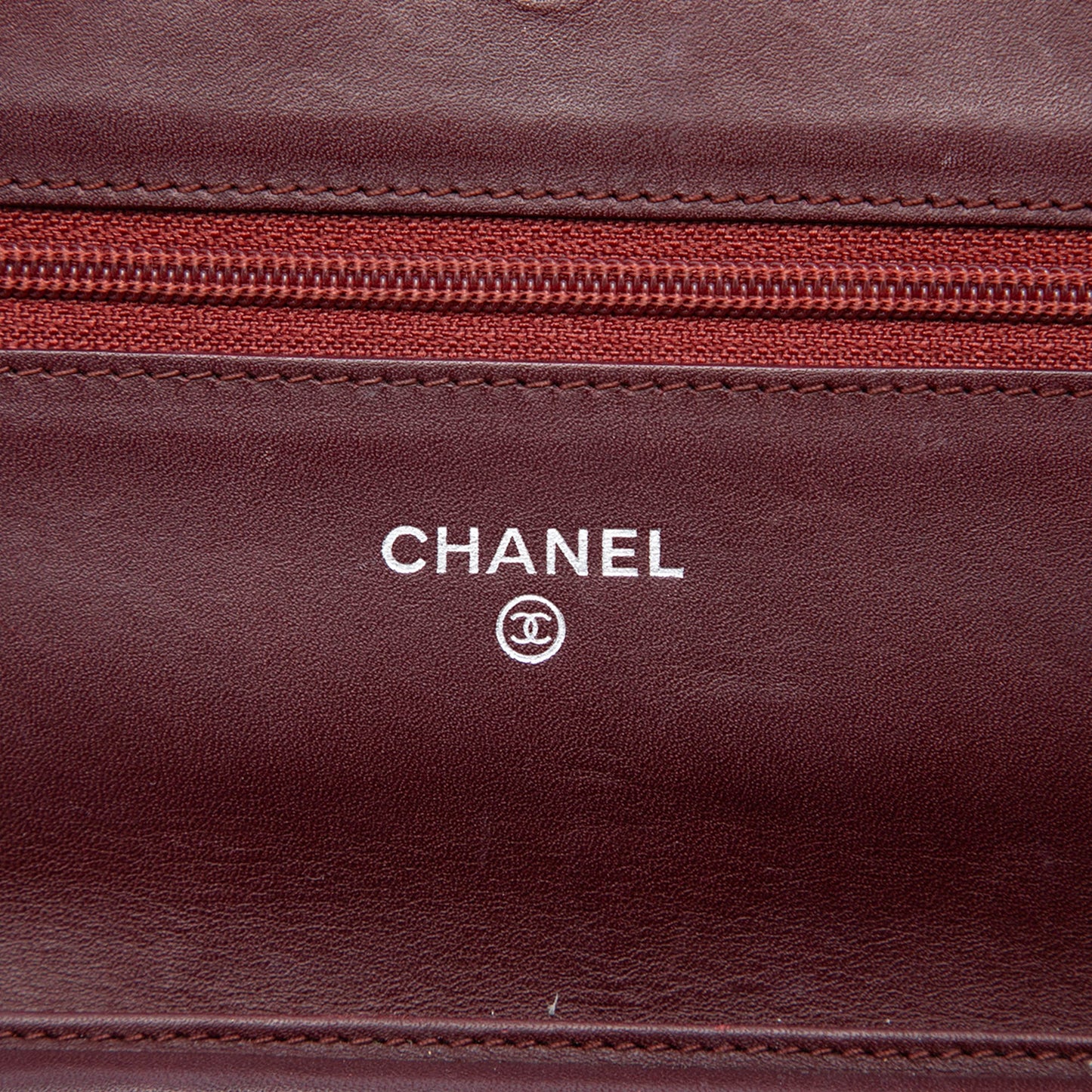 Chanel CC Caviar Wallet On Chain