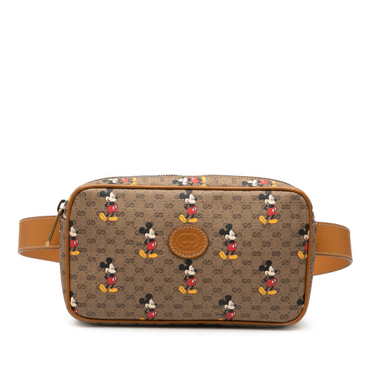 Gucci Disney Micro GG Supreme Mickey Mouse Belt Bag