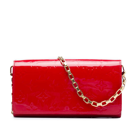 Louis Vuitton Monogram Vernis Chain Wallet