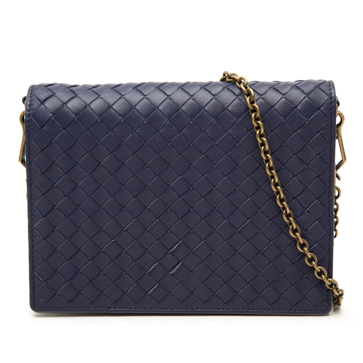 Bottega Veneta Nappa Intrecciato Wallet On Chain
