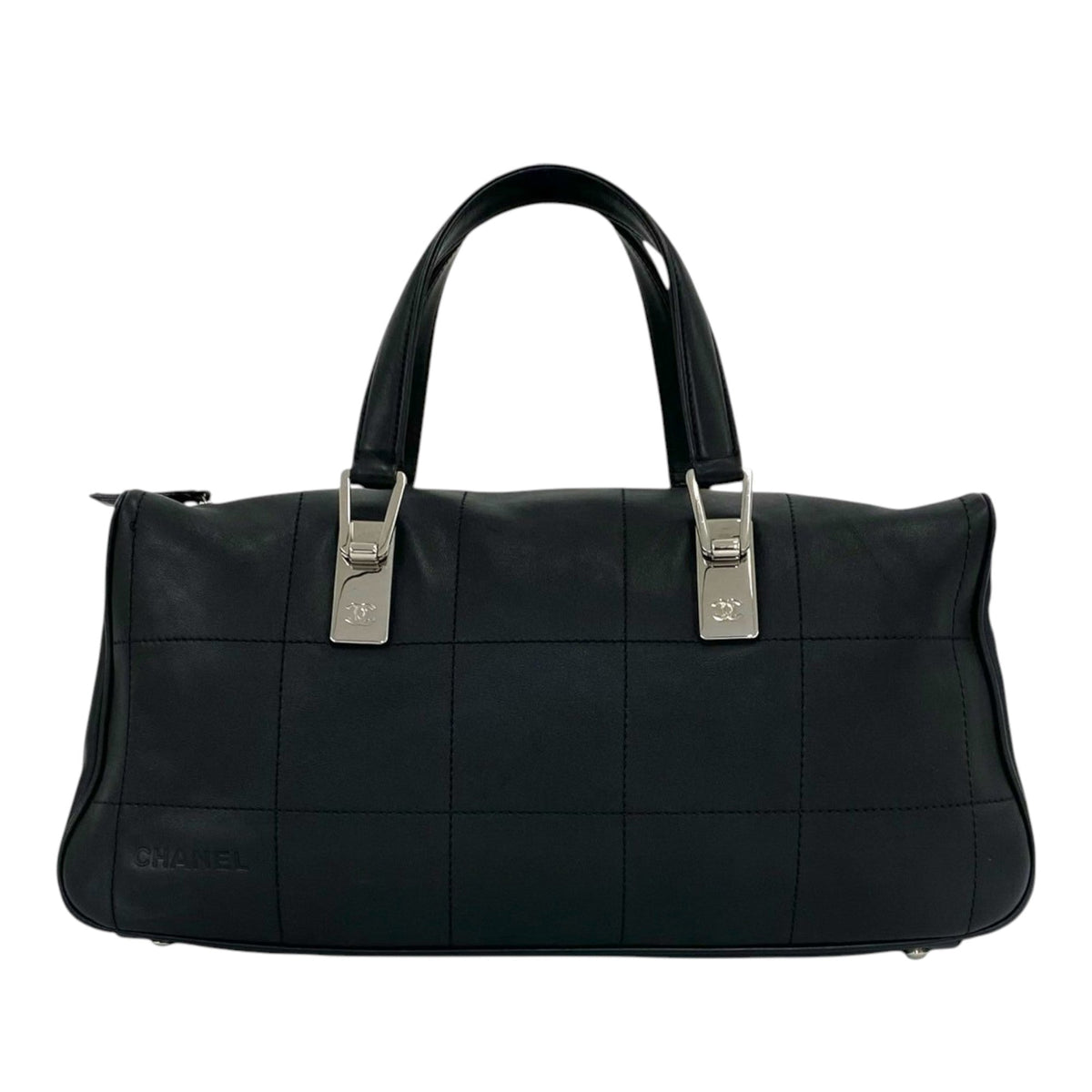 Chanel CC Square Quilted Lambskin Handbag
