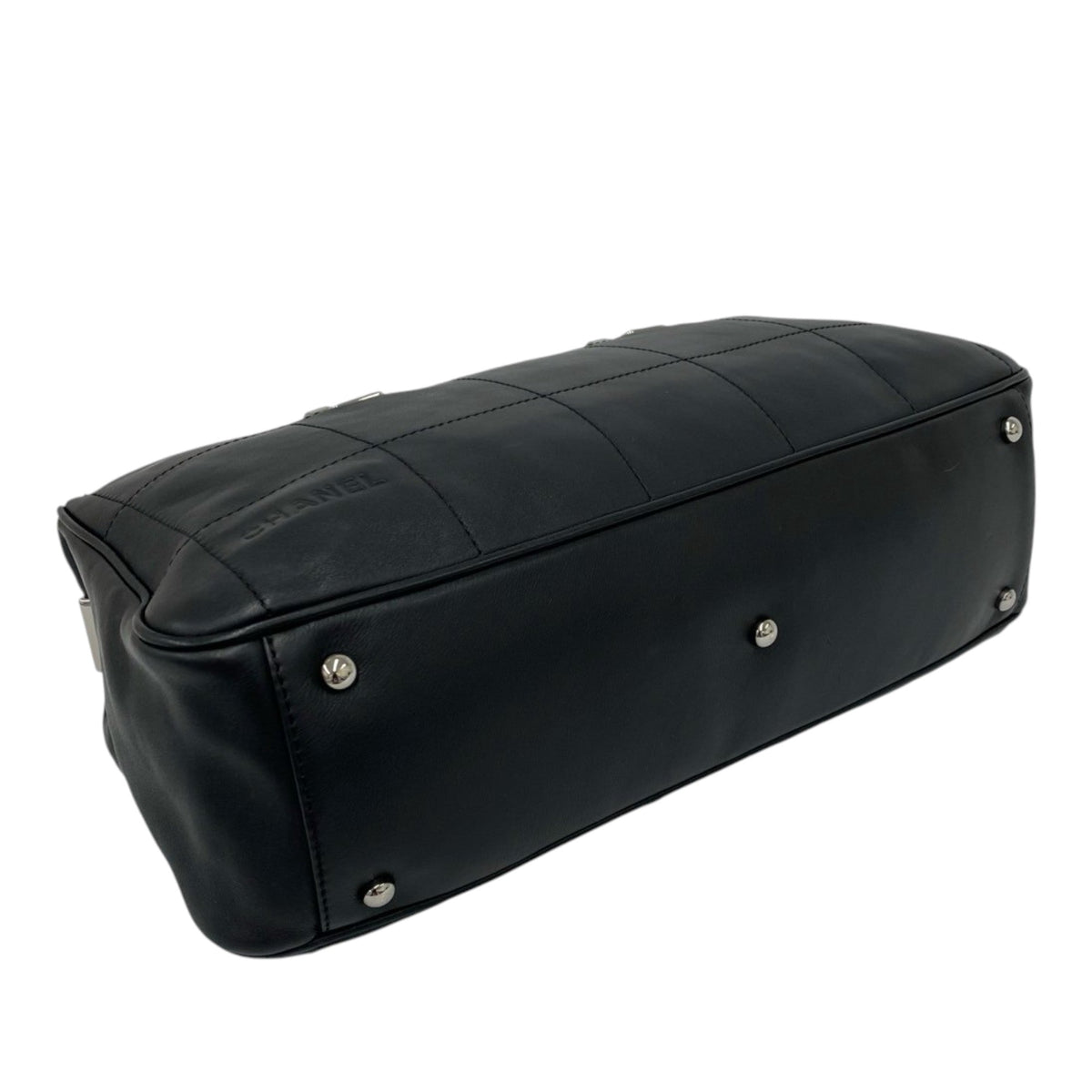 Chanel CC Square Quilted Lambskin Handbag