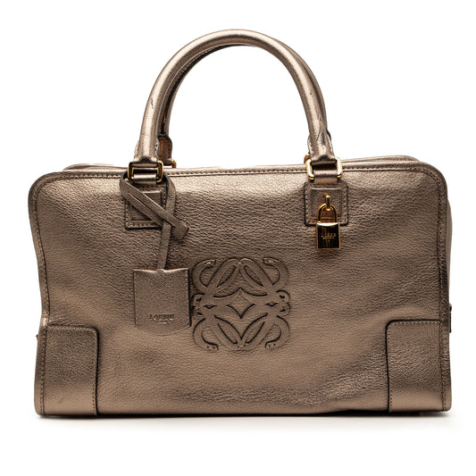 LOEWE Metallic Goatskin Amazona 36