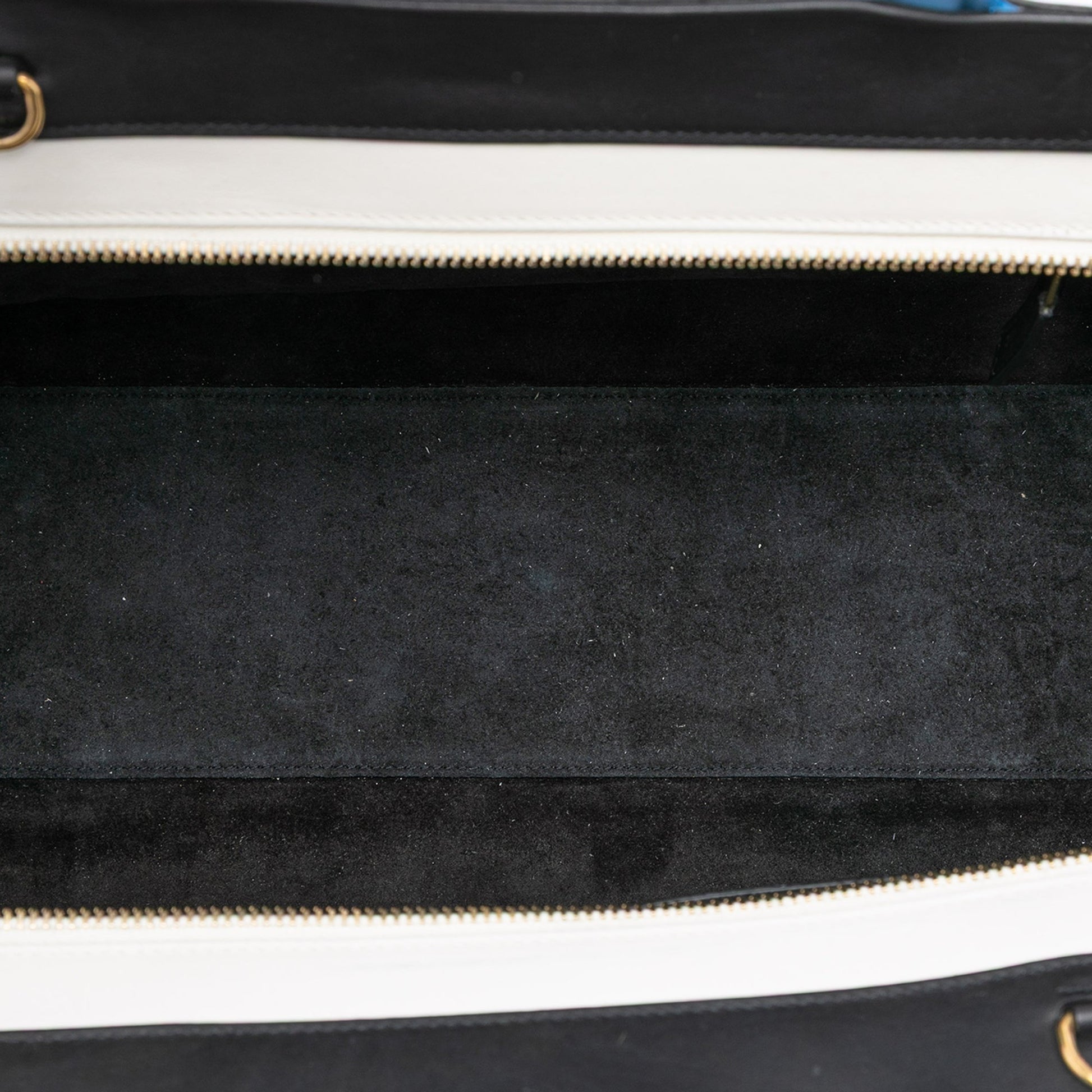 Small Tricolor Smooth Calfskin Cabas Rive Gauche Satchel