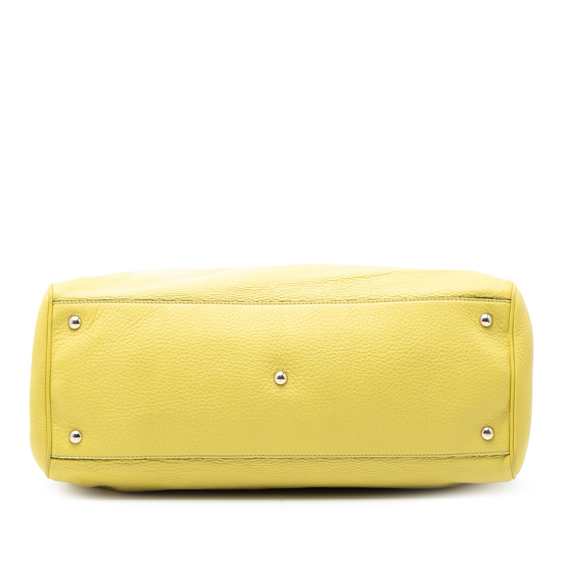 Gucci Large Calfskin Bamboo Shopper Satchel