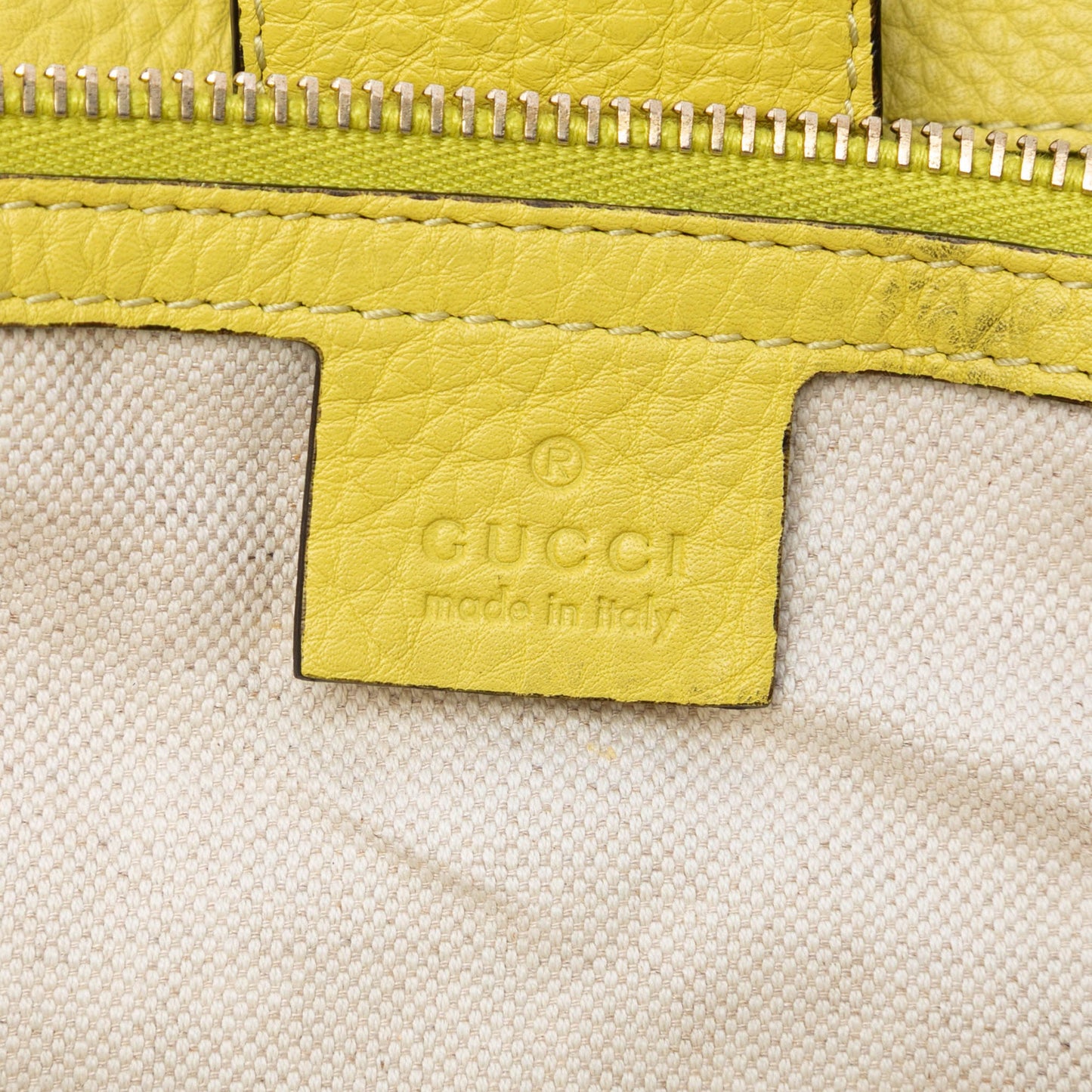 Gucci Large Calfskin Bamboo Shopper Satchel