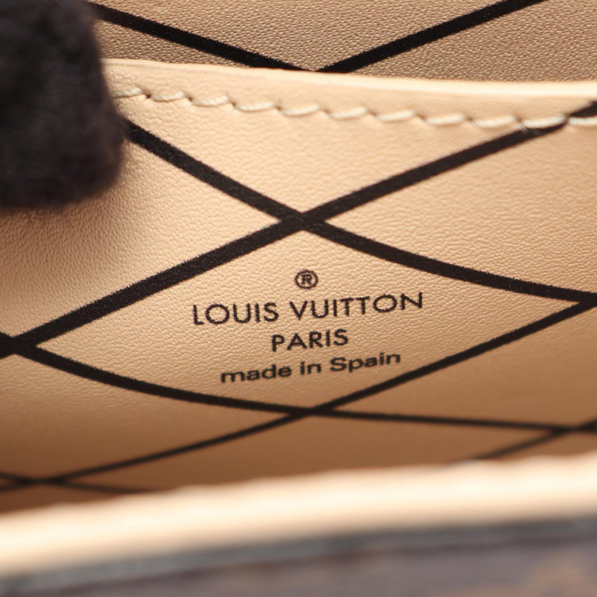 Louis Vuitton Monogram Pochette Trunk Verticale — Brown