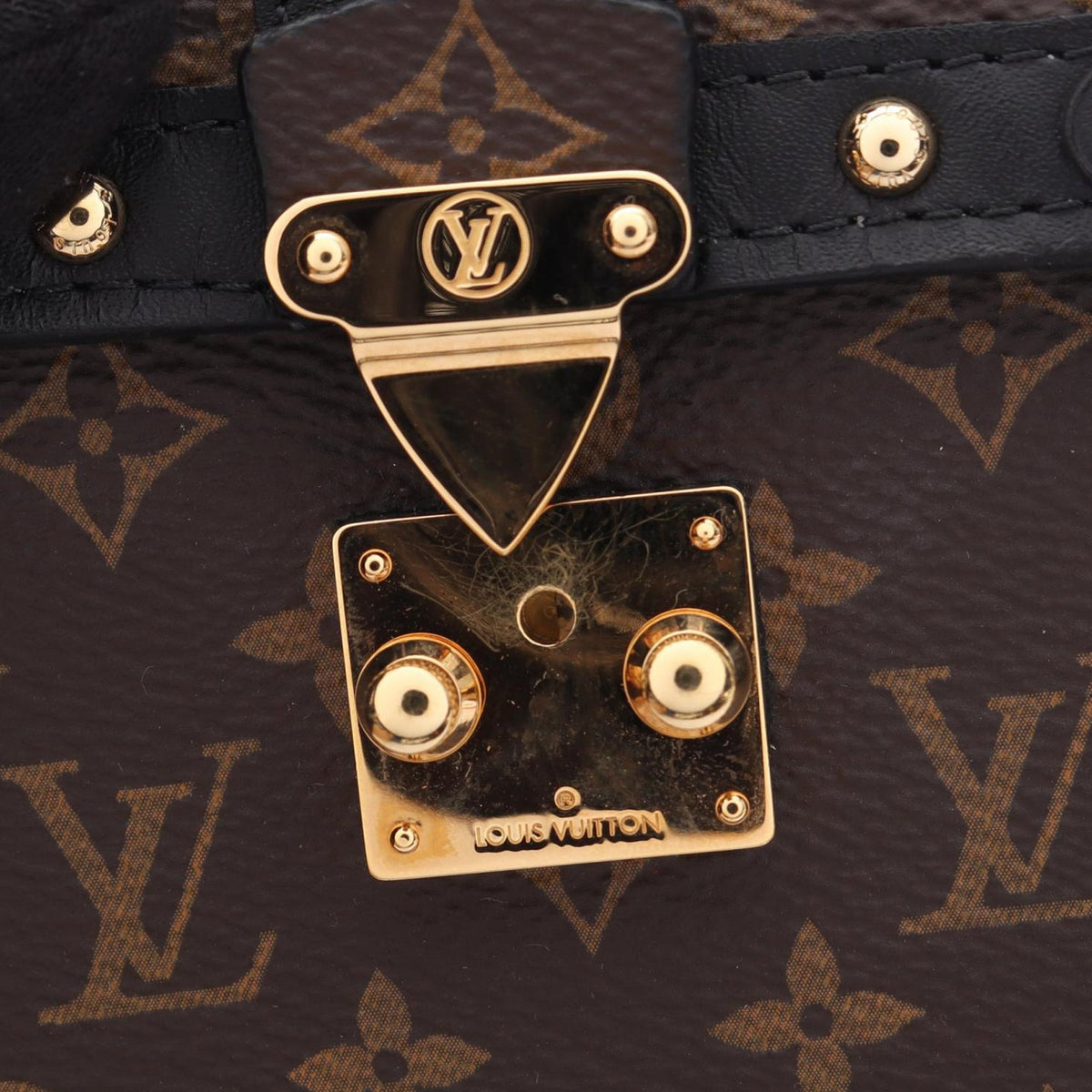 Louis Vuitton Monogram Pochette Trunk Verticale — Brown