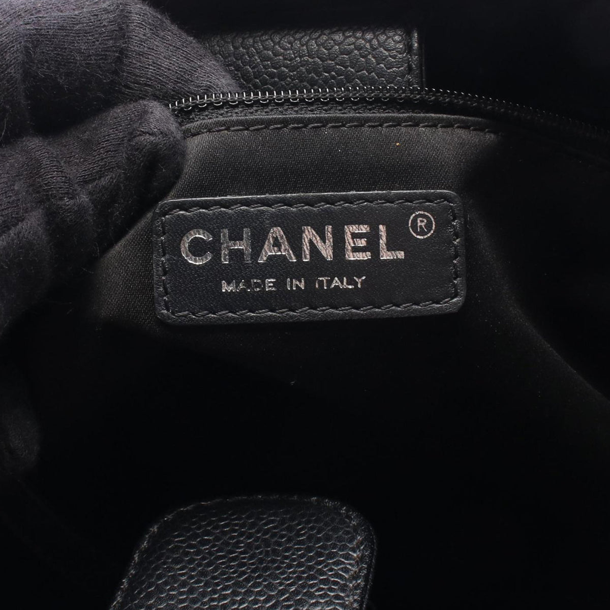 Chanel Caviar Petite Shopping Tote