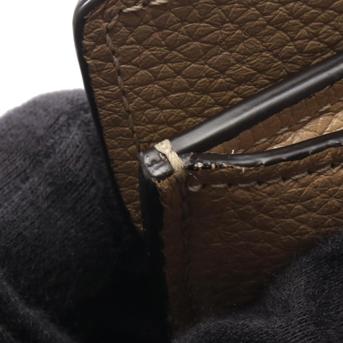 Celine Nano Leather Luggage Tote — Beige