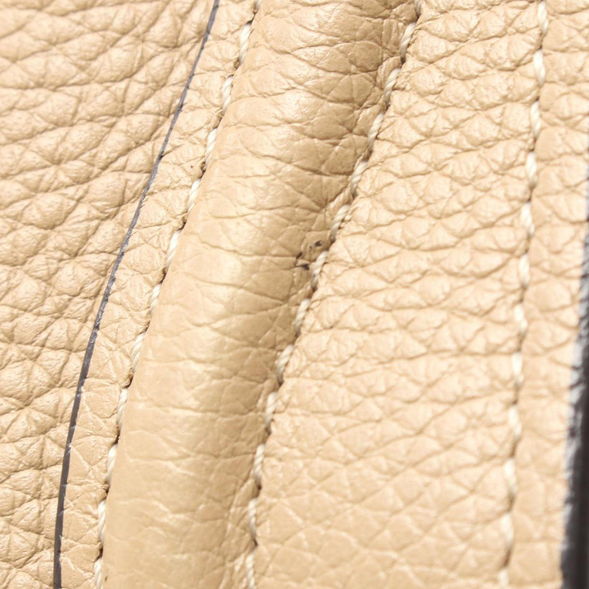 Celine Nano Leather Luggage Tote — Beige