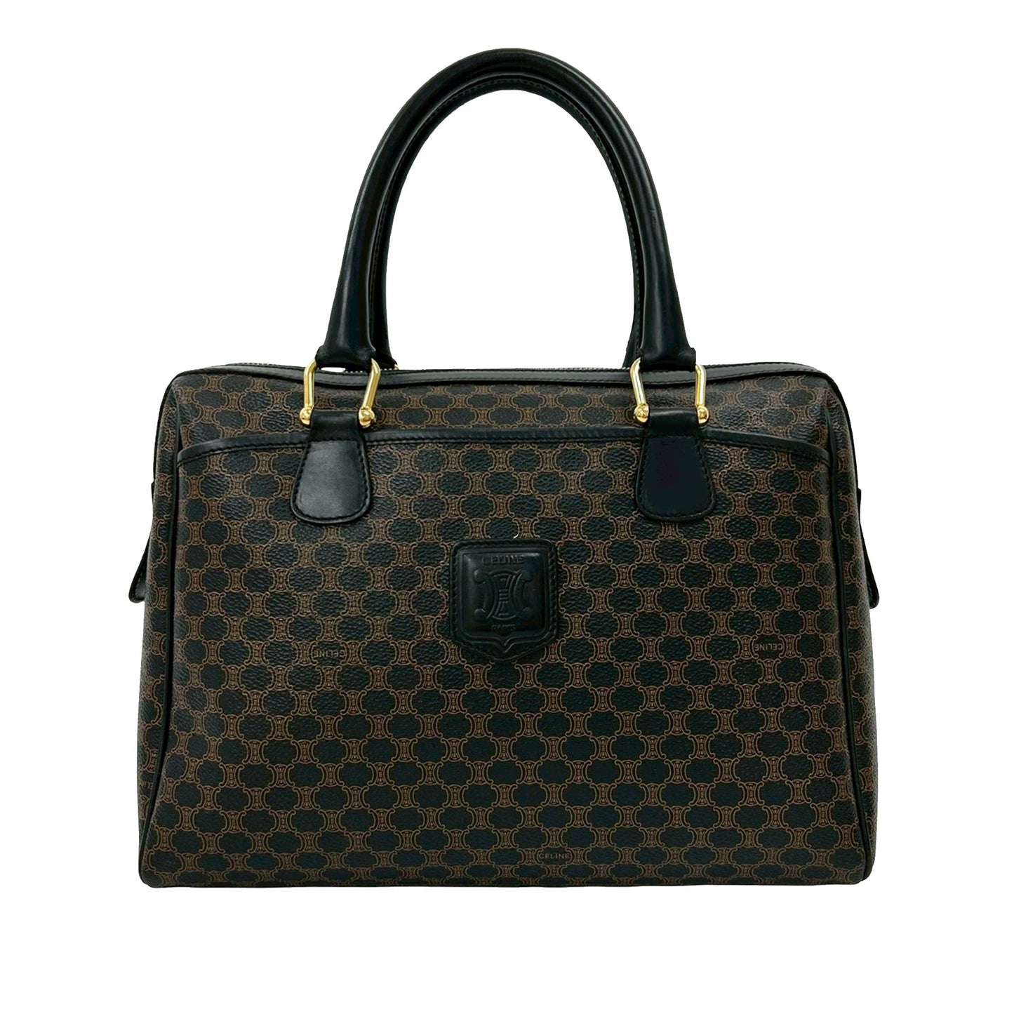 Macadam Coated Canvas Handbag