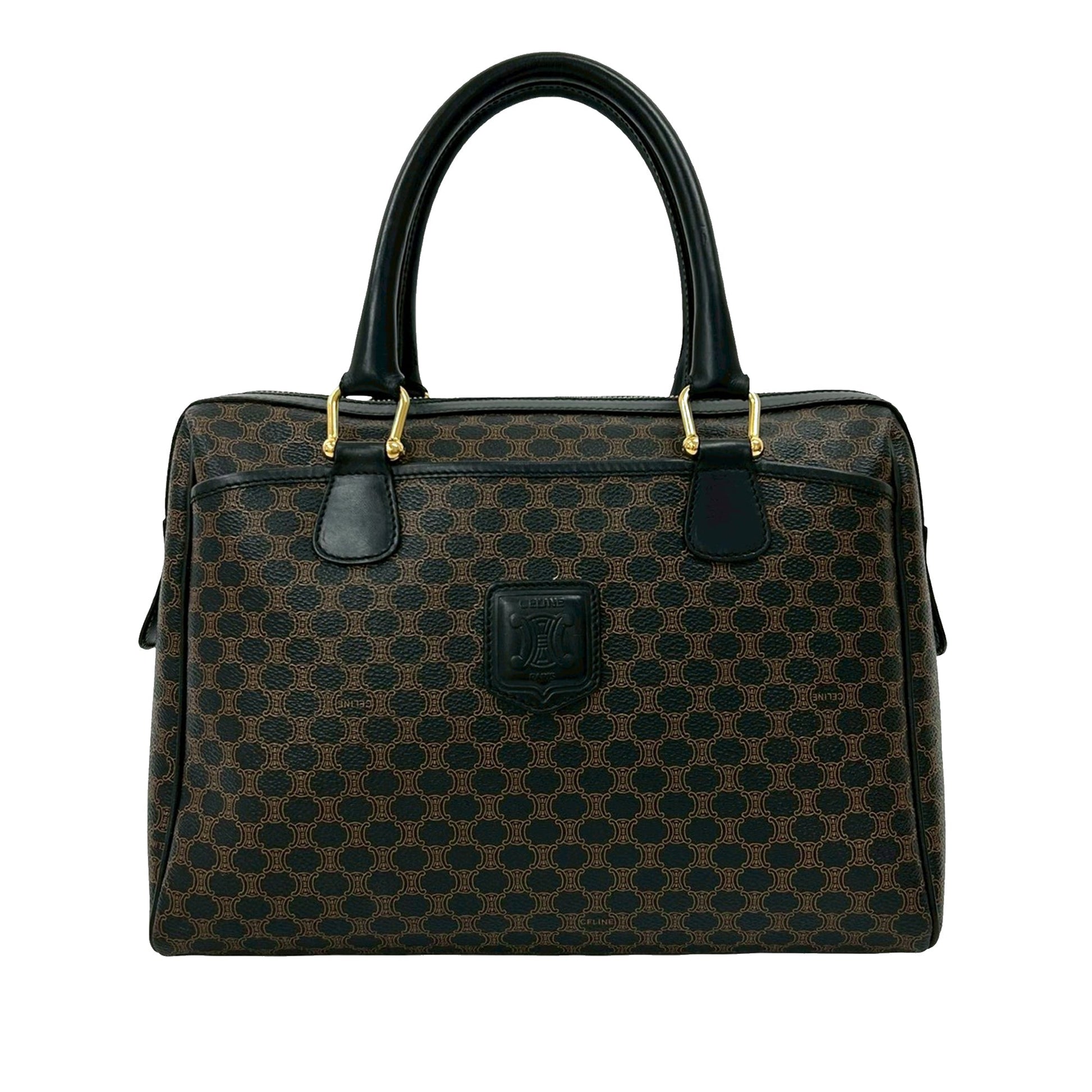Macadam Coated Canvas Handbag