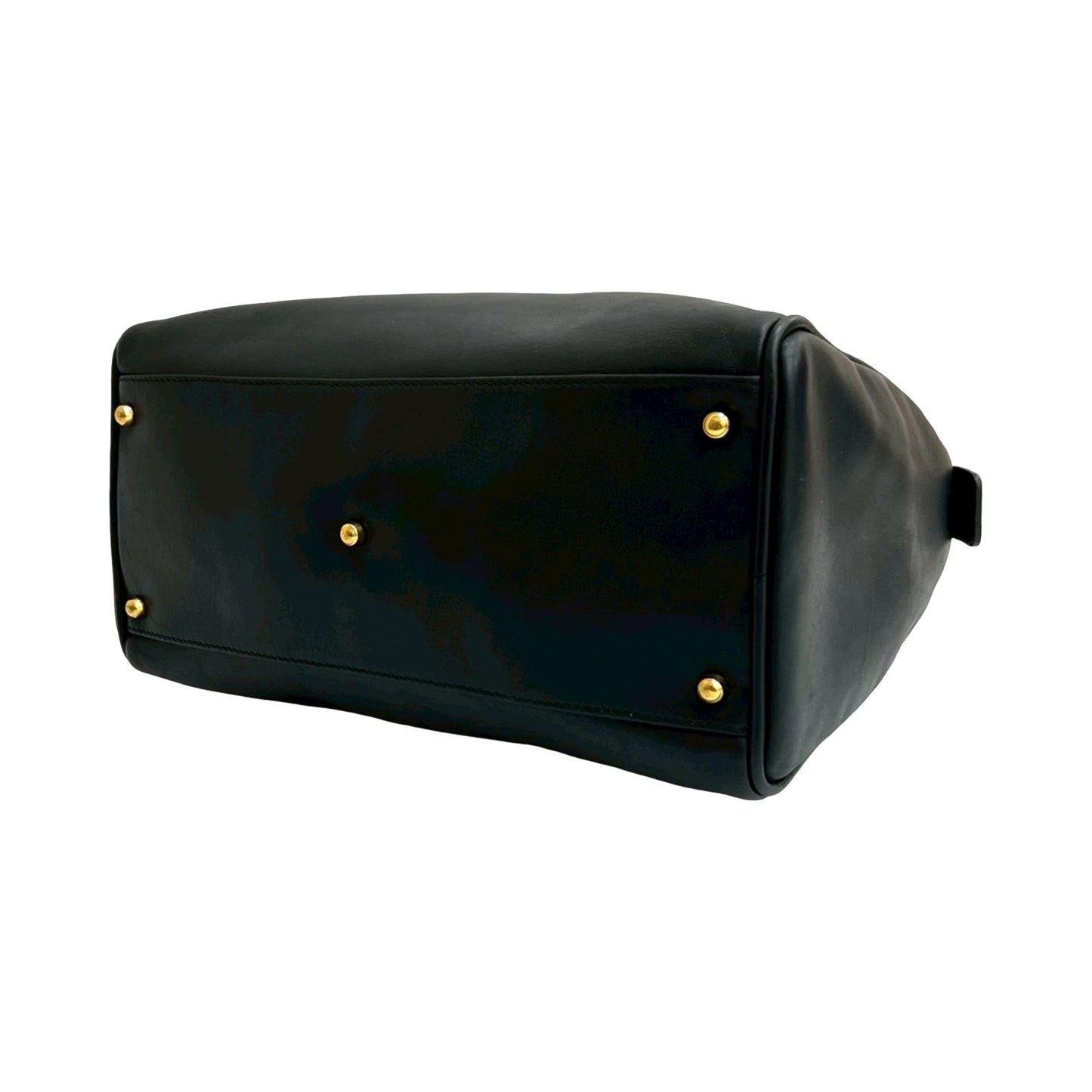 Gucci Smooth Calfskin Bamboo Satchel