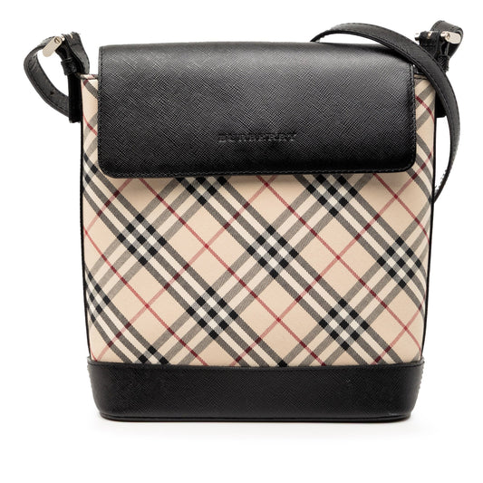 Burberry Nova Check Canvas Crossbody