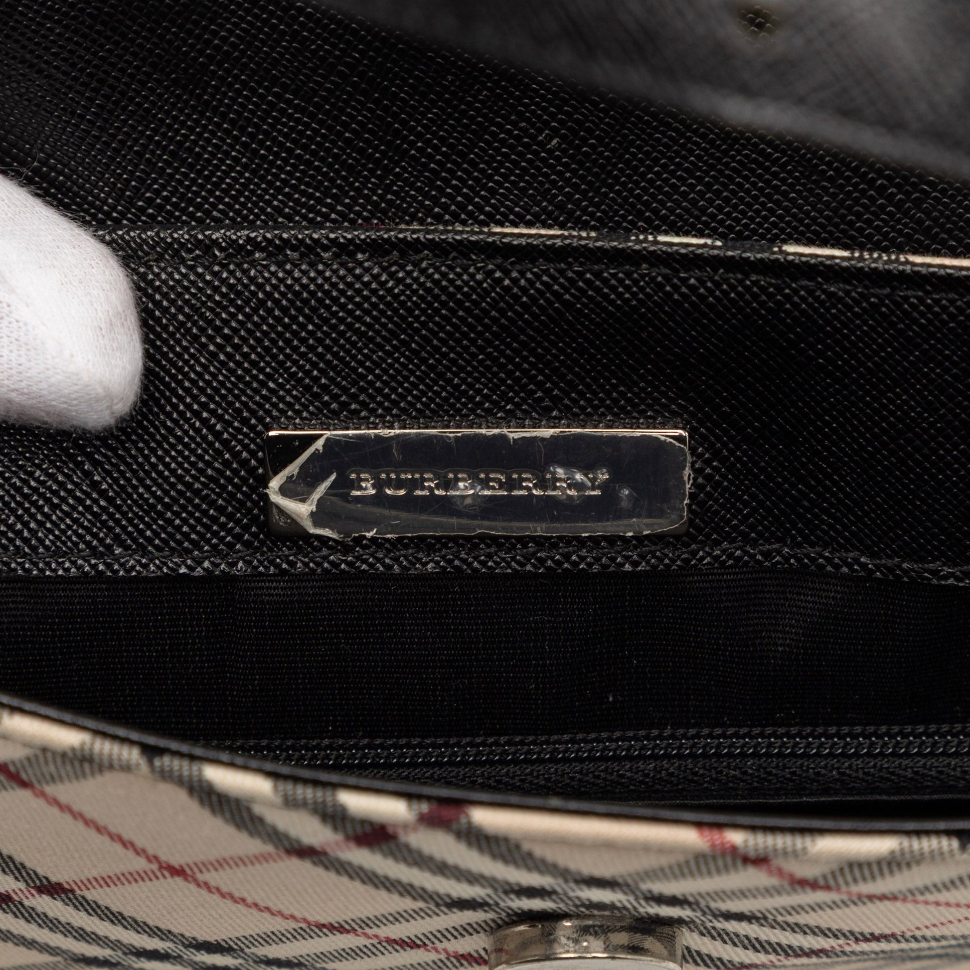 Burberry Nova Check Canvas Crossbody