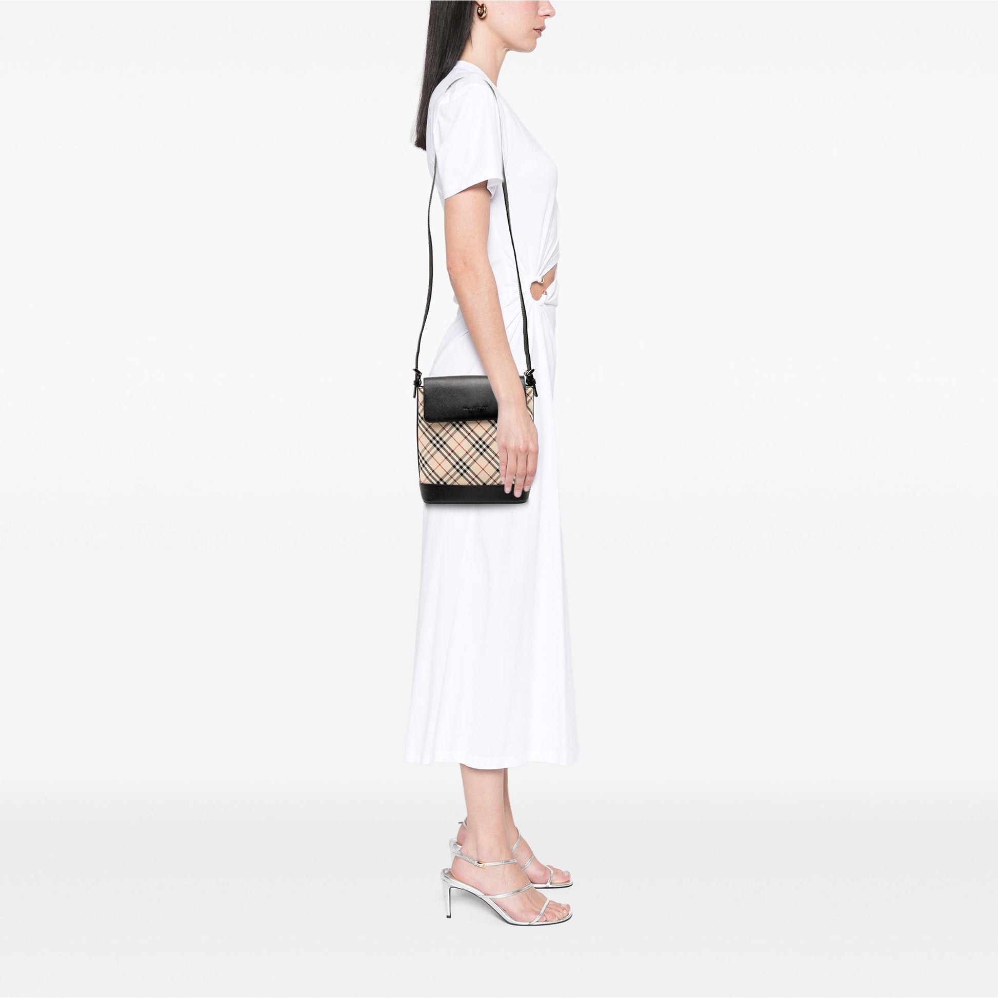Burberry Nova Check Canvas Crossbody