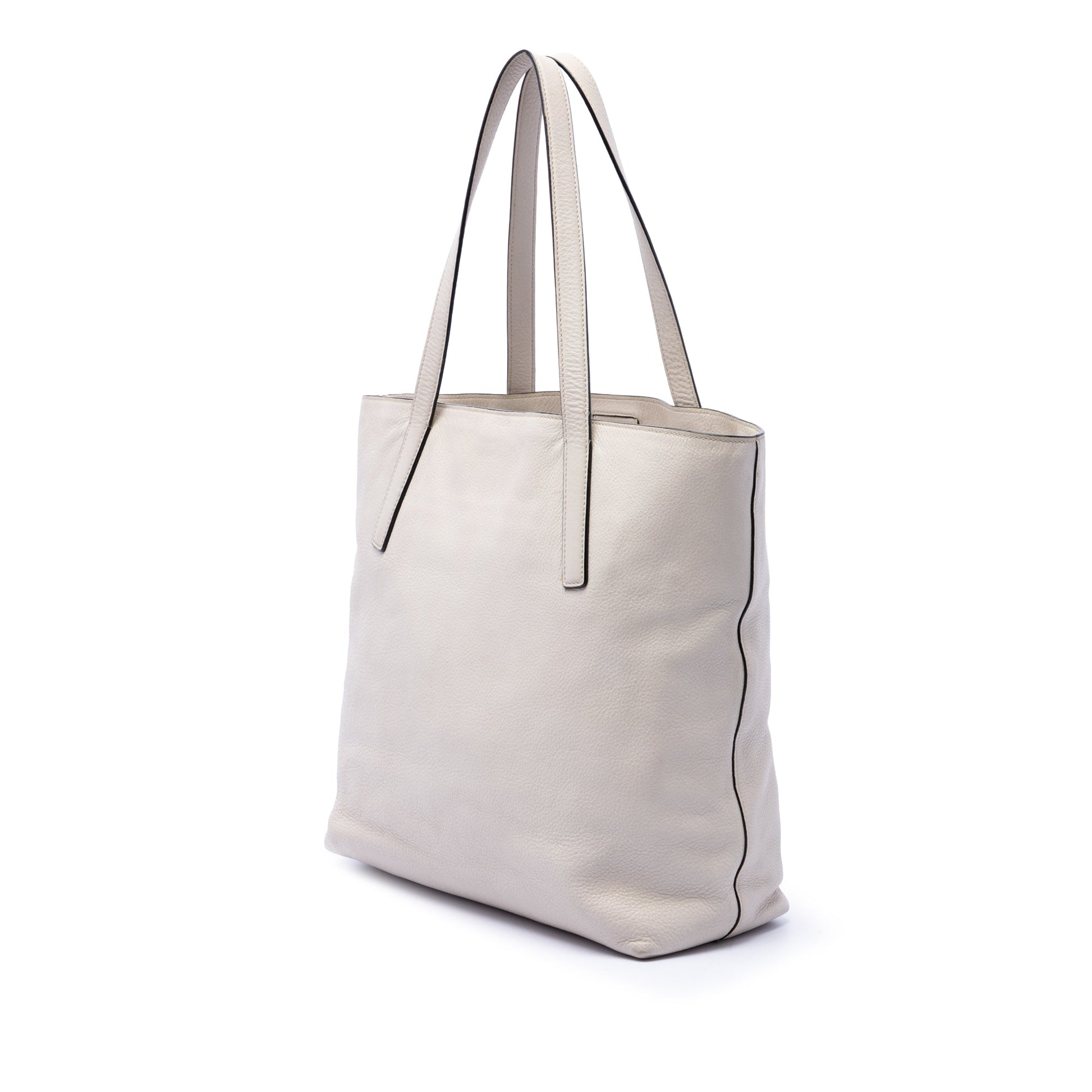 Prada Vitello Daino Open Convertible Tote