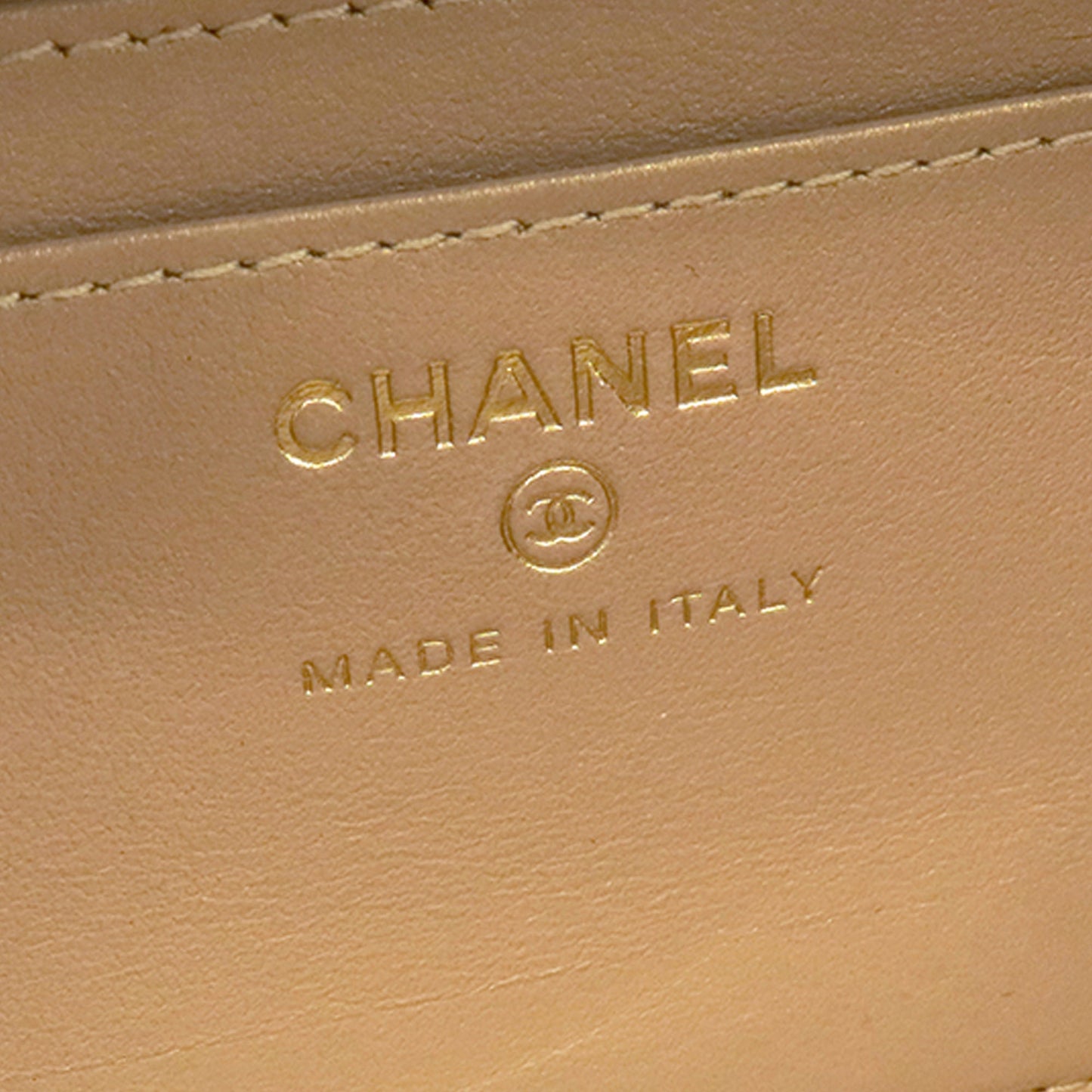 Chanel Mini CC Quilted Lambskin and Golden Plate Vanity Crossbody