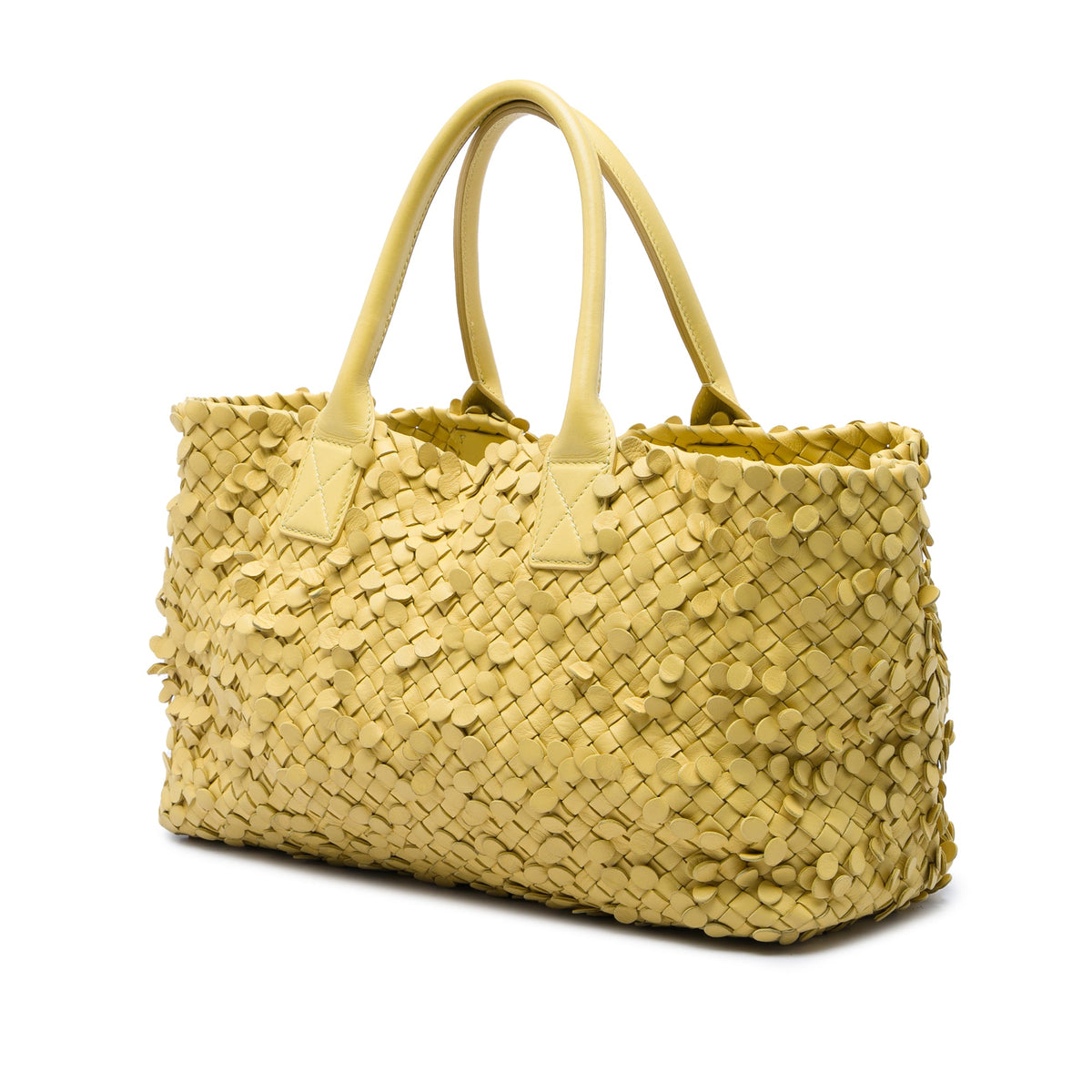 Bottega Veneta Medium Nappa Intrecciato Poussin Paillettes Cabat Tote