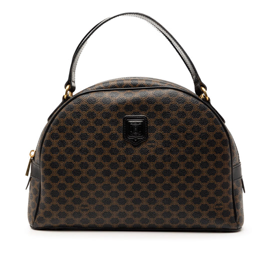 Celine Macadam Coated Canvas Dome Handbag