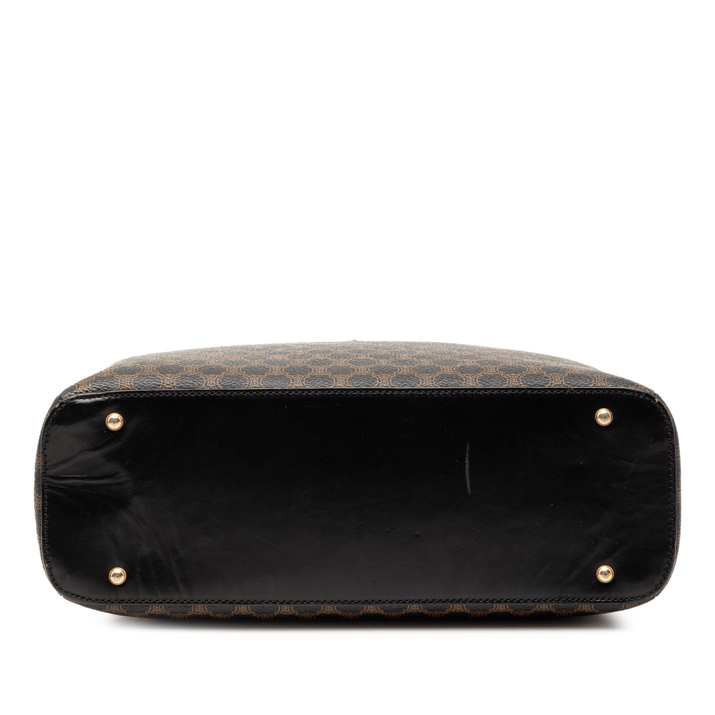 Celine Macadam Coated Canvas Dome Handbag