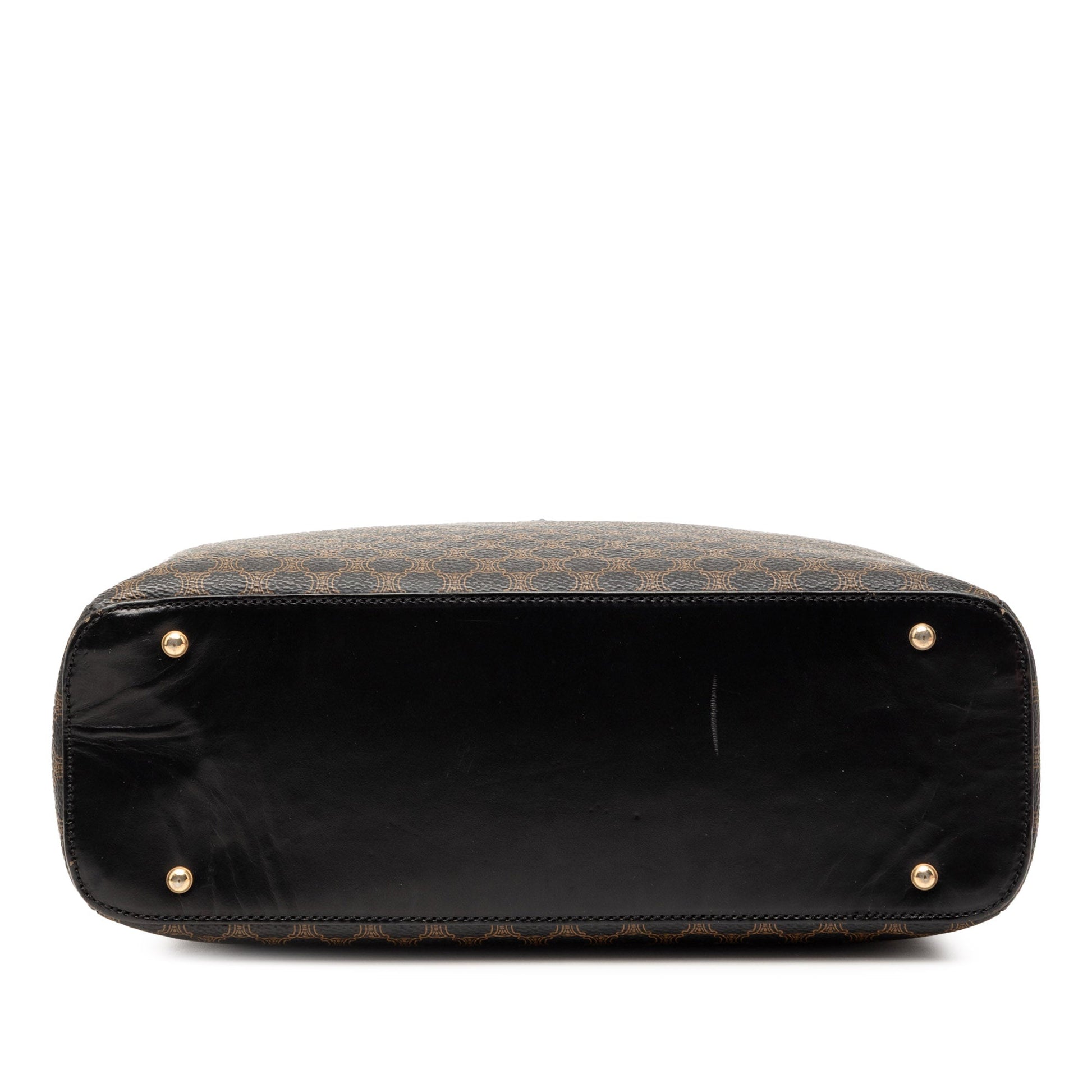 Celine Macadam Coated Canvas Dome Handbag
