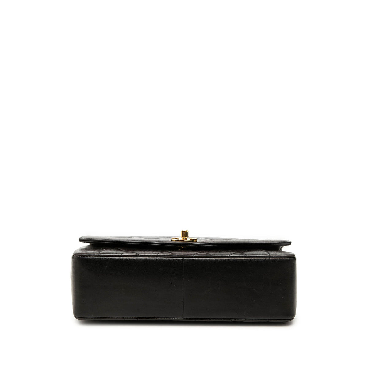 Chanel Medium Lambskin Diana Flap — Black