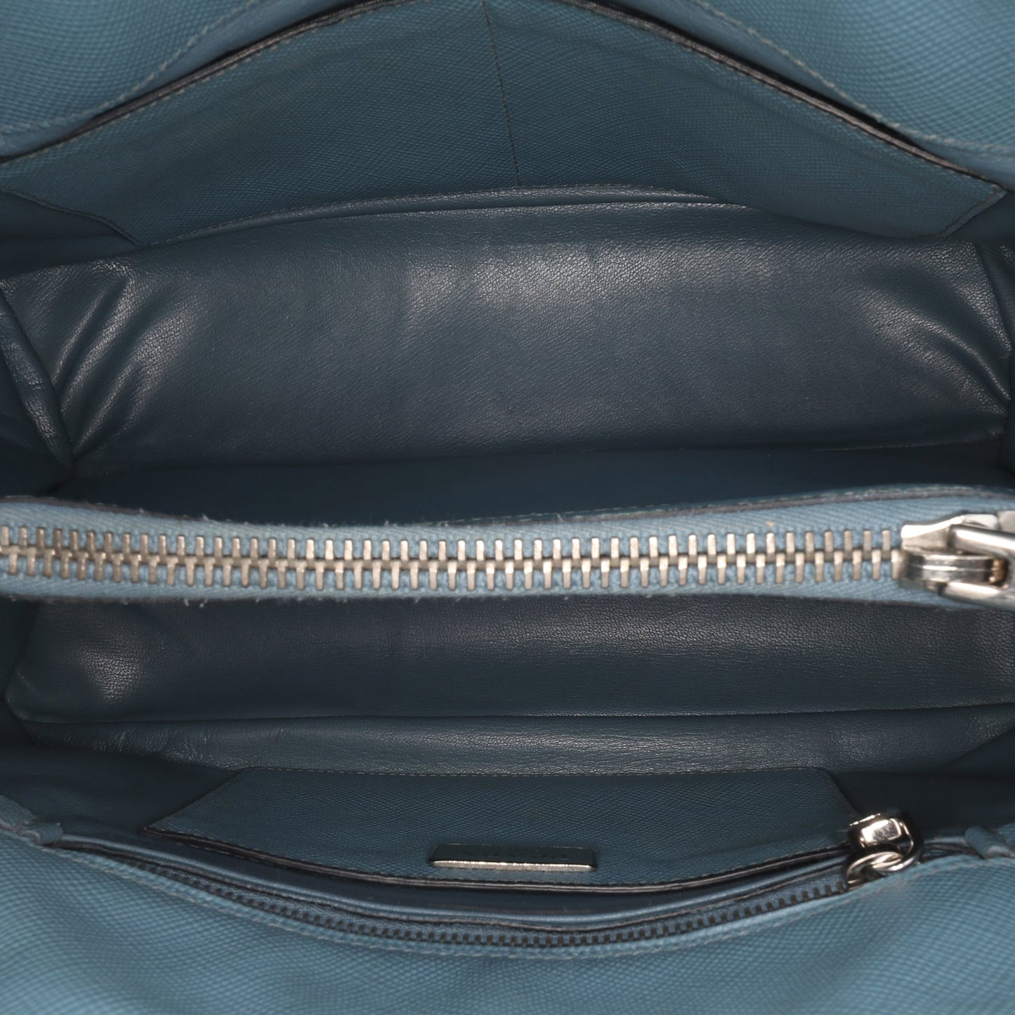 Prada Saffiano Cuir Turnlock Twin Satchel