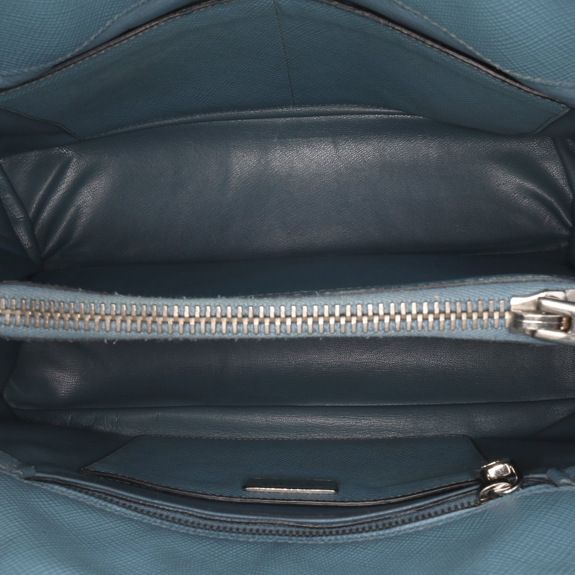Prada Saffiano Cuir Turnlock Twin Satchel
