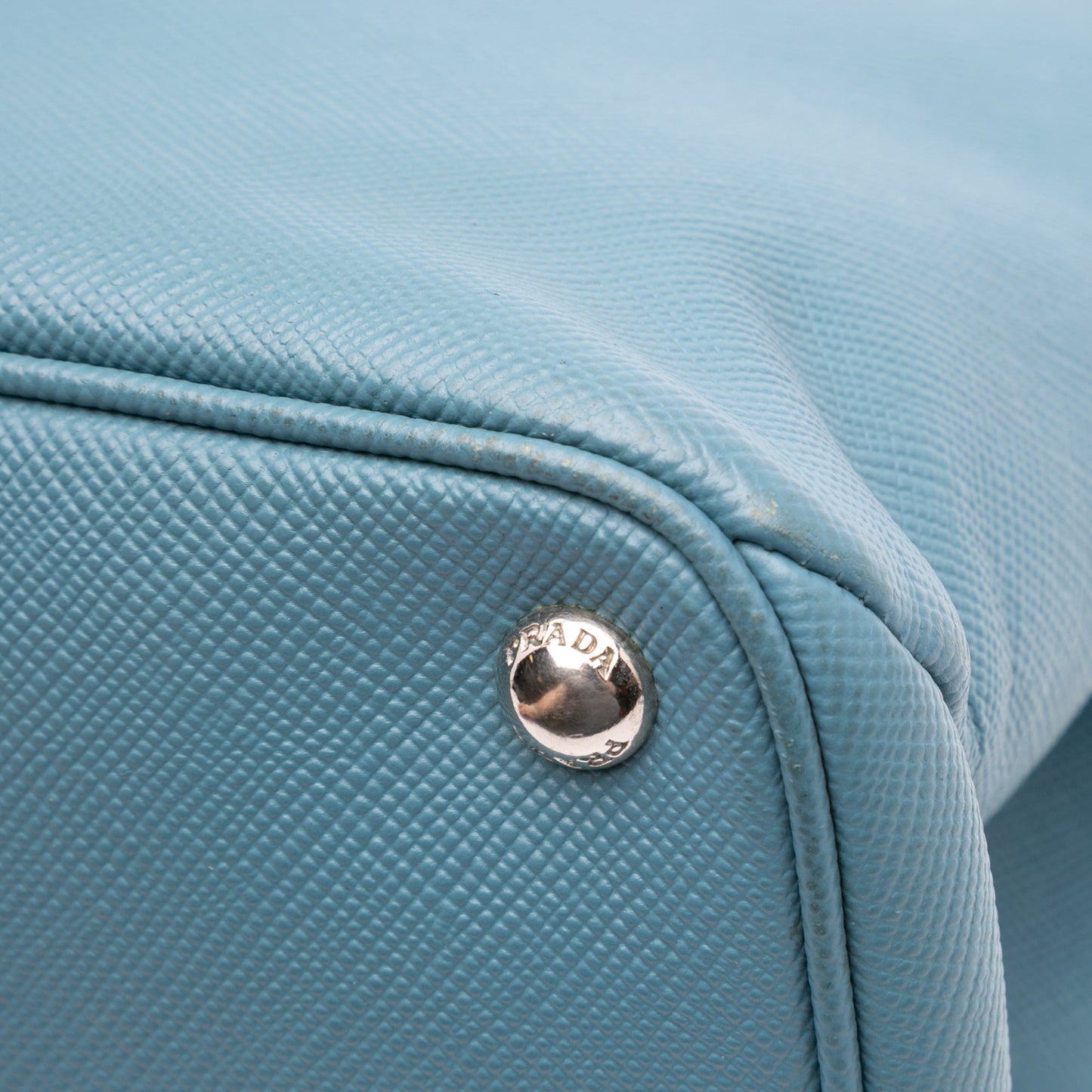Prada Saffiano Cuir Turnlock Twin Satchel