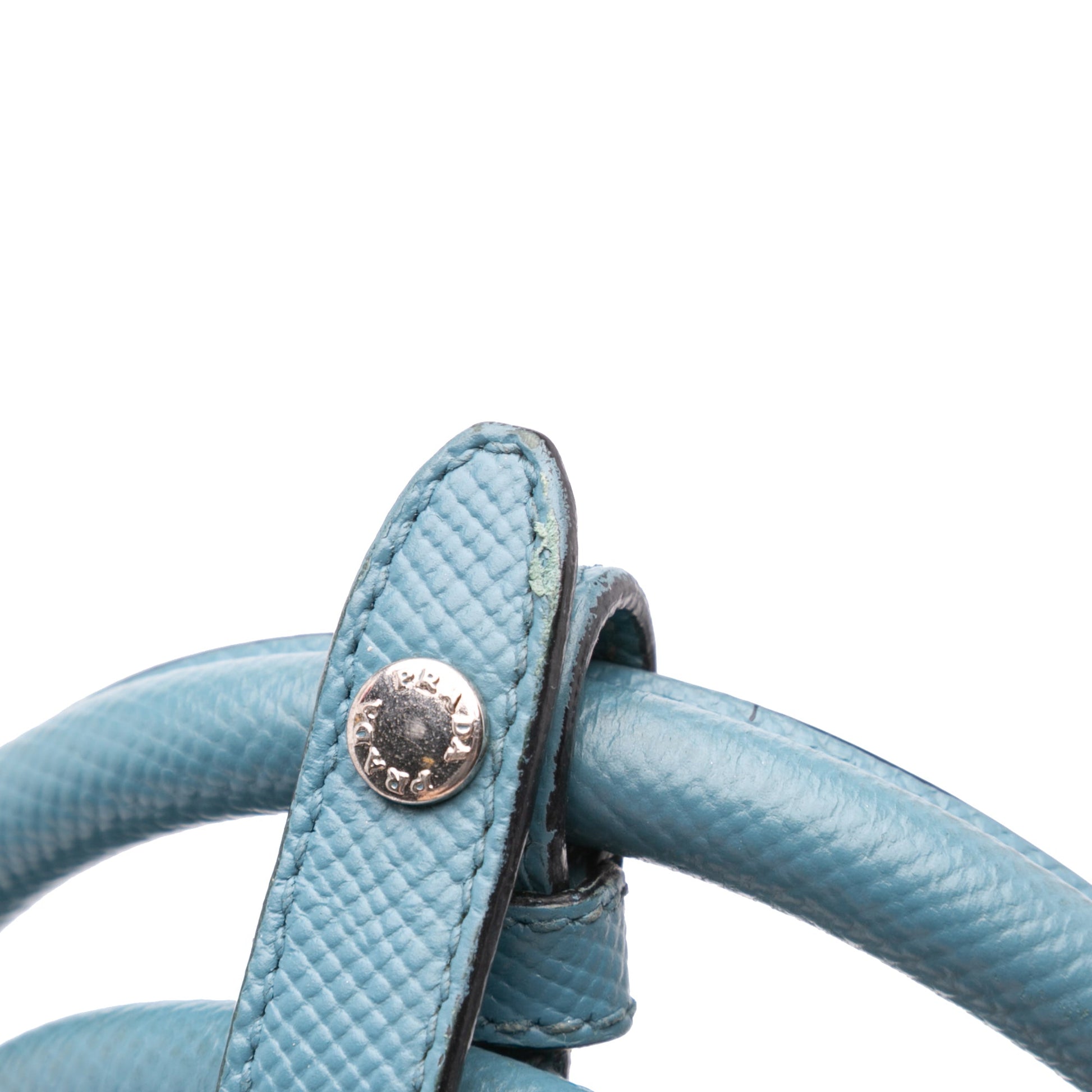 Prada Saffiano Cuir Turnlock Twin Satchel