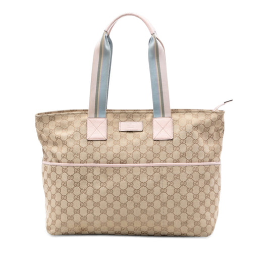 Gucci GG Canvas Web Tote