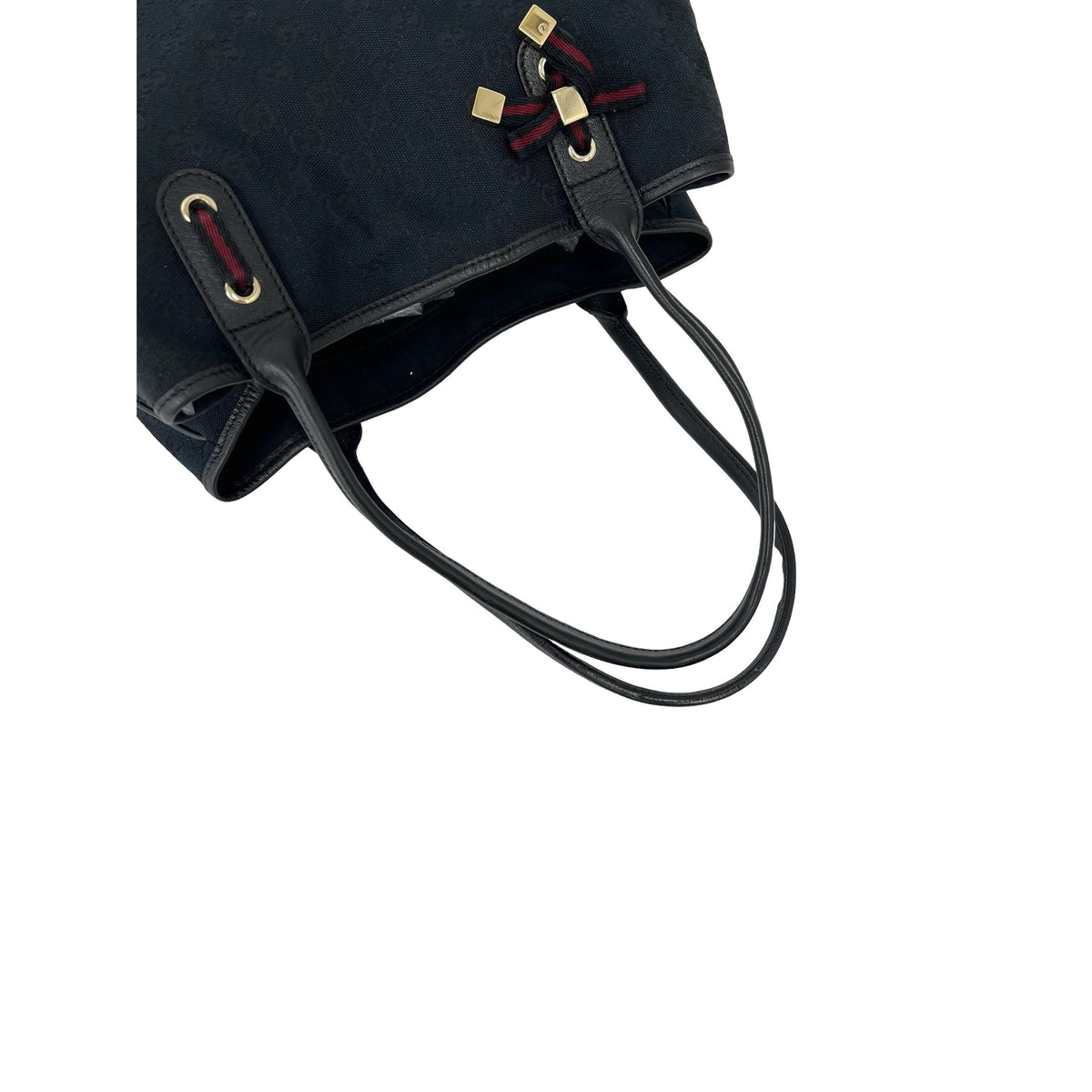 Gucci GG Canvas Princy Tote — Black