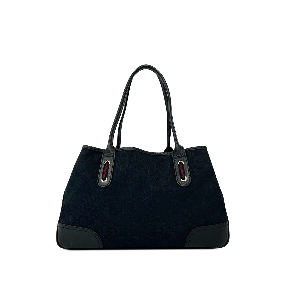 Gucci GG Canvas Princy Tote — Black