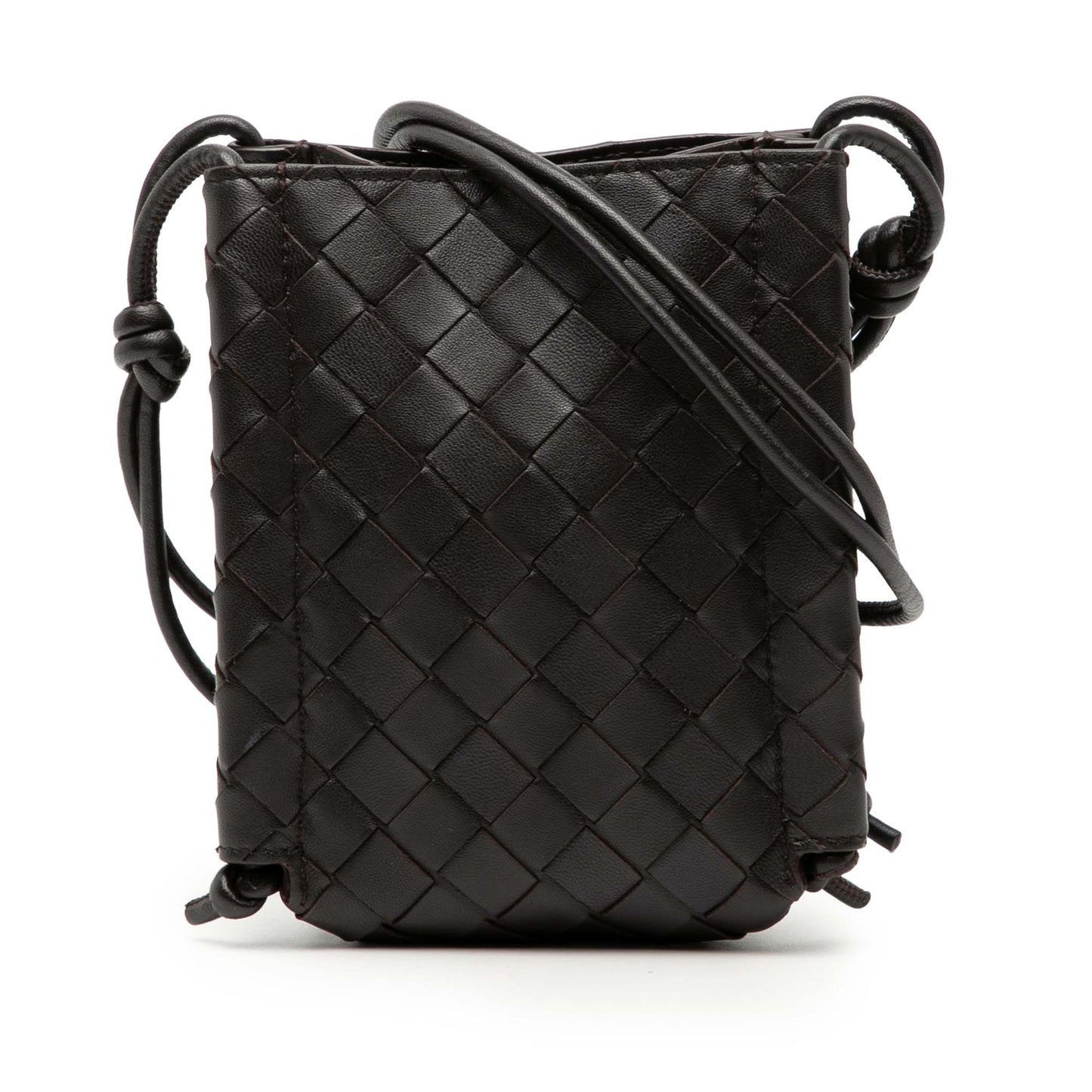 Bottega Veneta Mini Nappa Intrecciato The Knot Crossbody