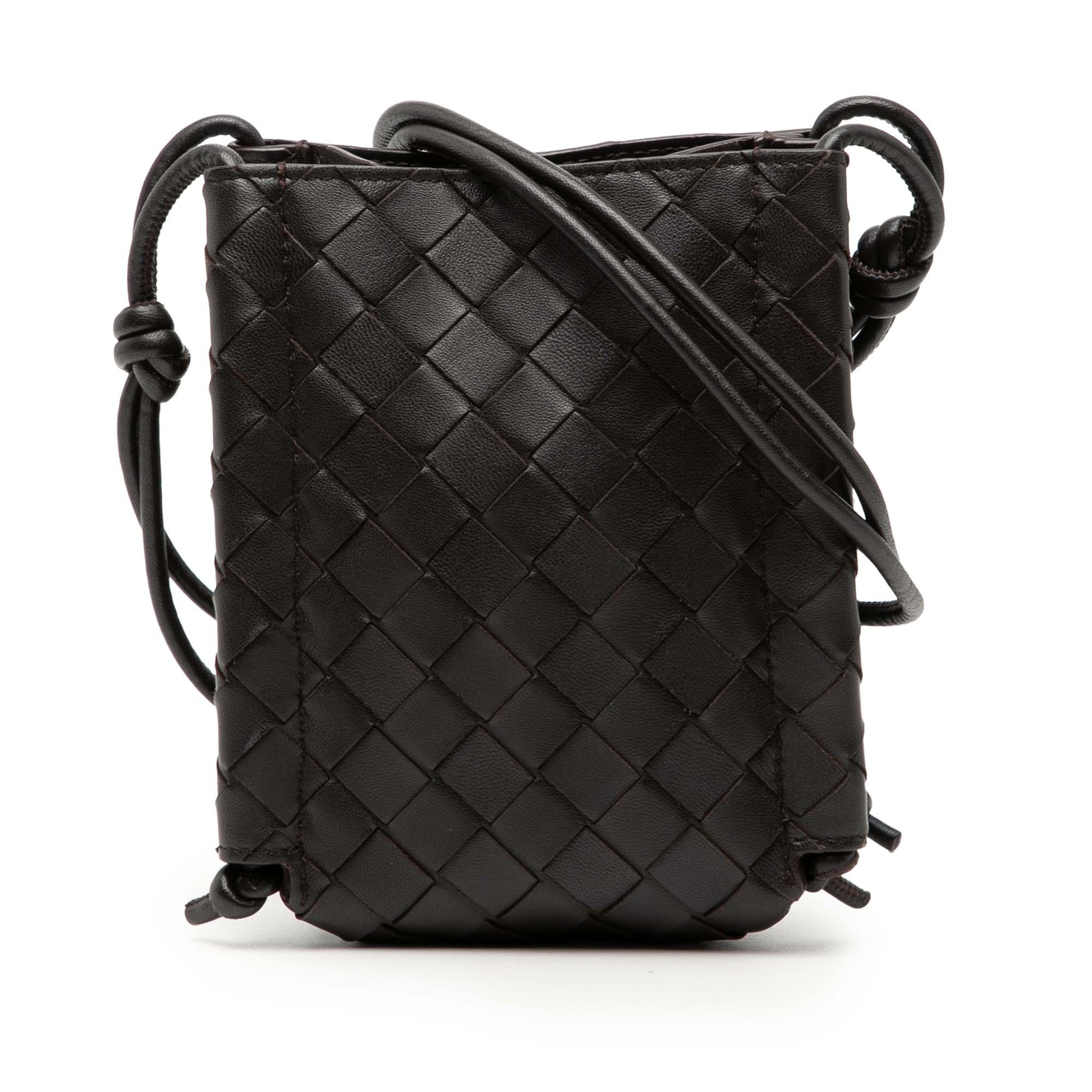 Bottega Veneta Mini Nappa Intrecciato The Knot Crossbody
