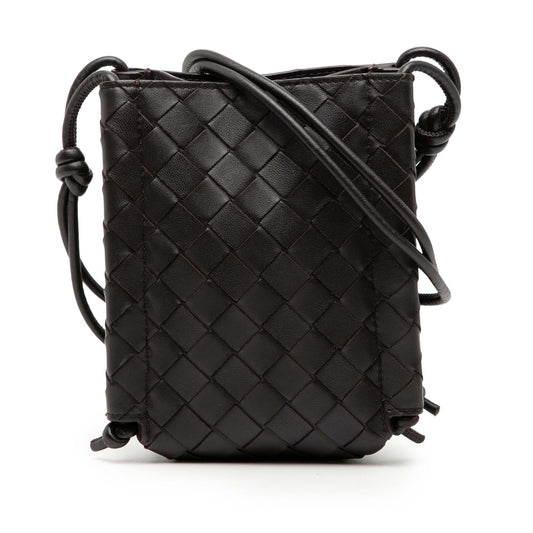 Bottega Veneta Mini Nappa Intrecciato The Knot Crossbody