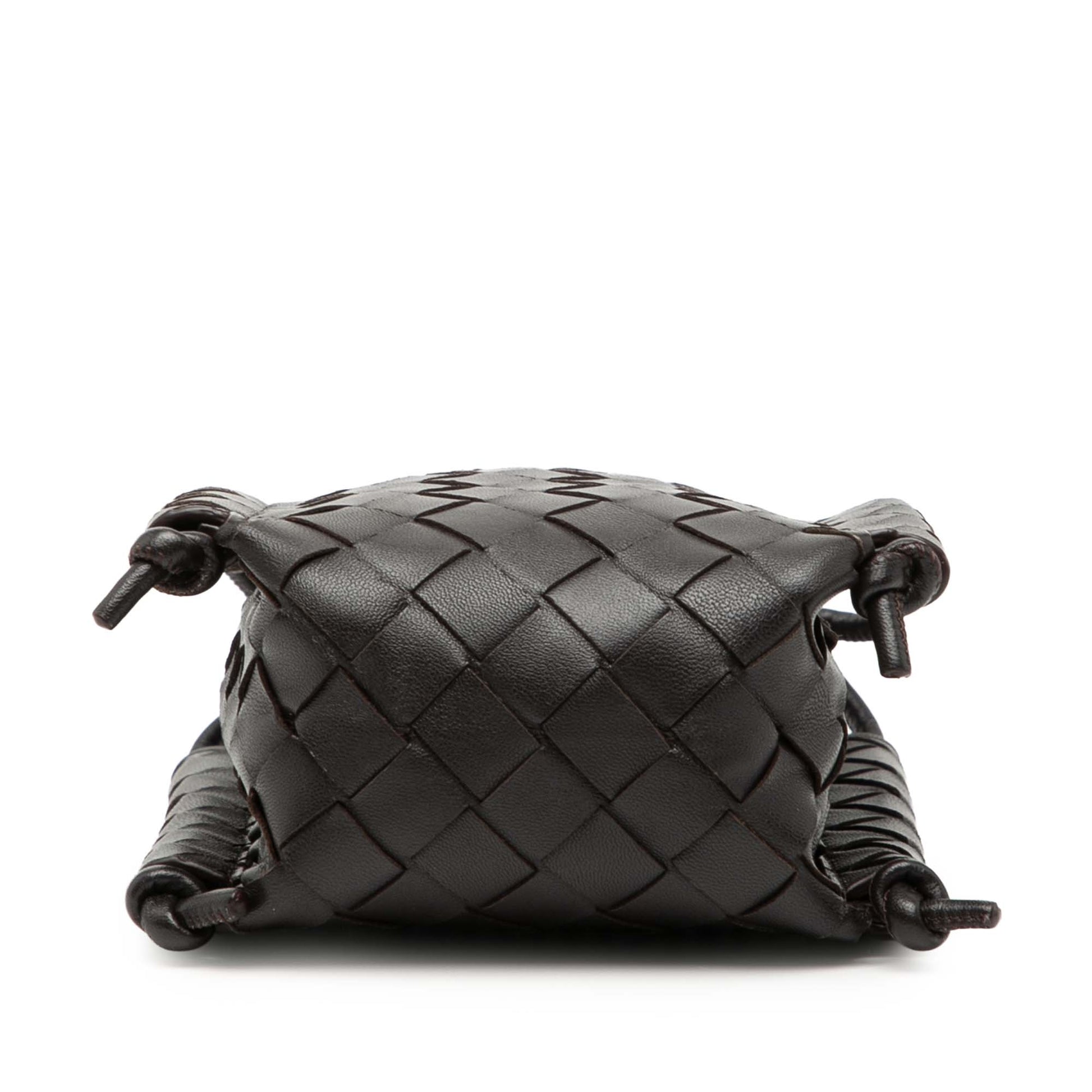 Bottega Veneta Mini Nappa Intrecciato The Knot Crossbody