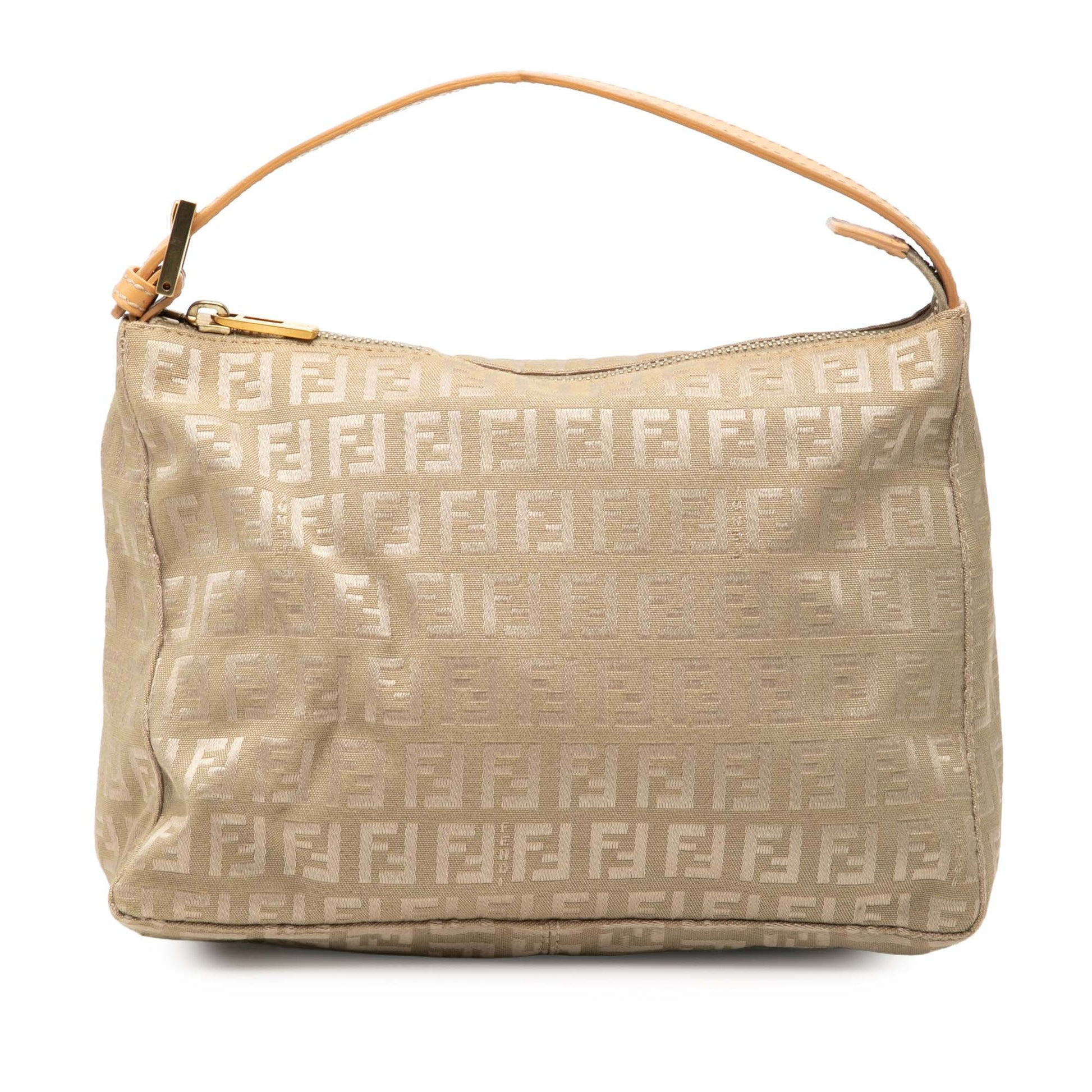 Fendi Zucchino Canvas Handbag