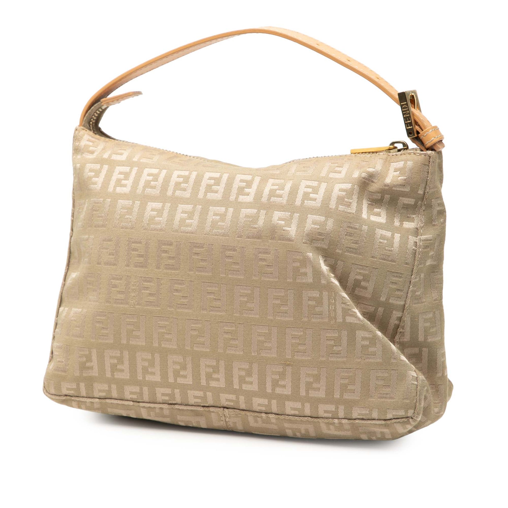 Fendi Zucchino Canvas Handbag