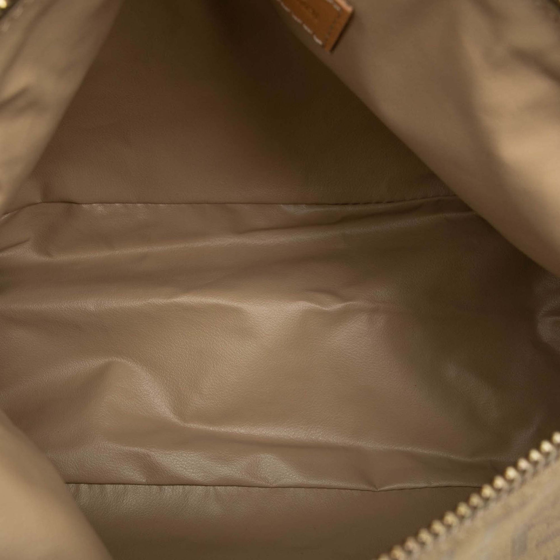Fendi Zucchino Canvas Handbag
