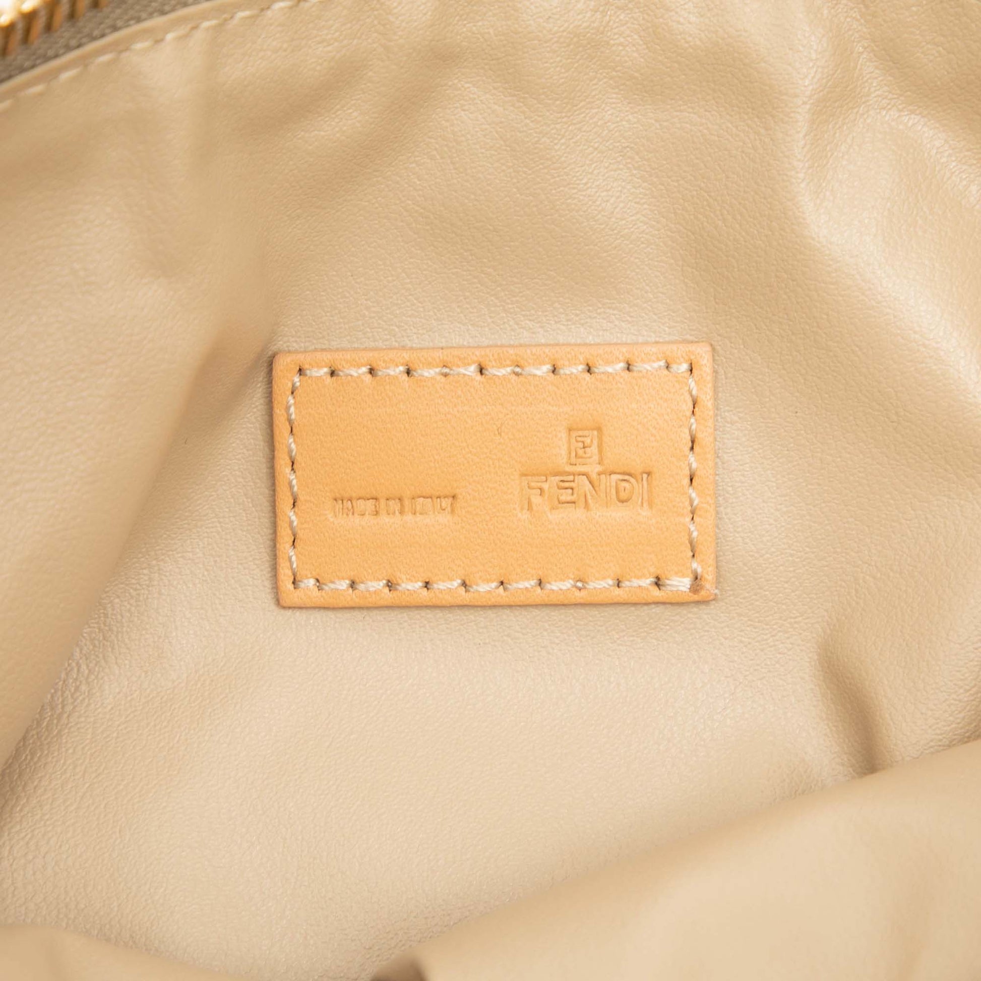 Fendi Zucchino Canvas Handbag