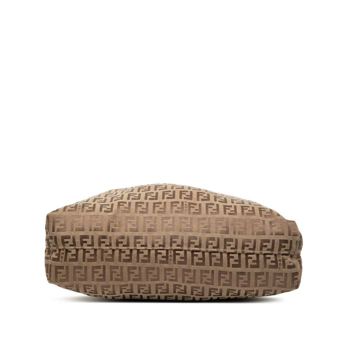 Fendi Zucchino Canvas Tote — Brown