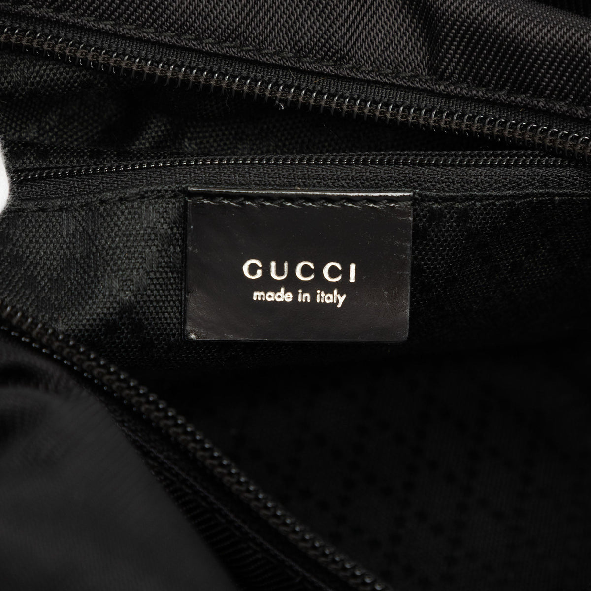 Gucci Nylon Bamboo Handbag