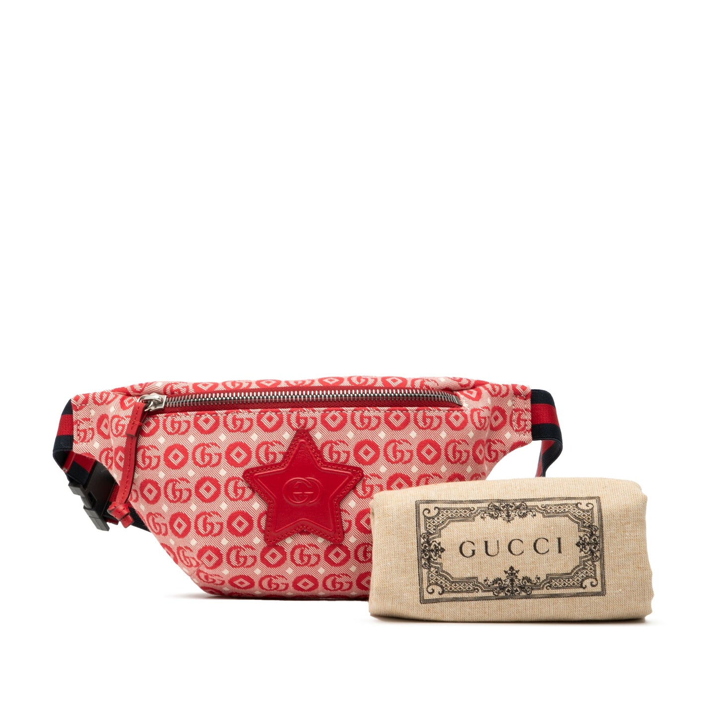 Gucci Kids GG Supreme Stars Web Belt Bag